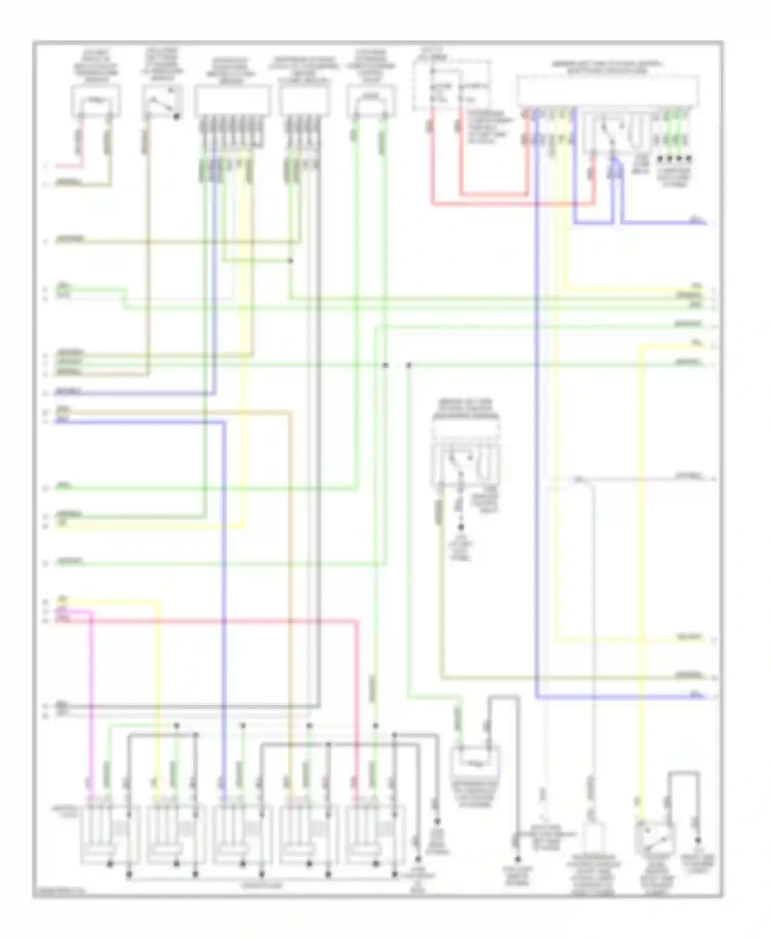 S80 Volvo I facelift (2003-2006): Wiring diagram engine performance 2.5l turbo (2 of 3)