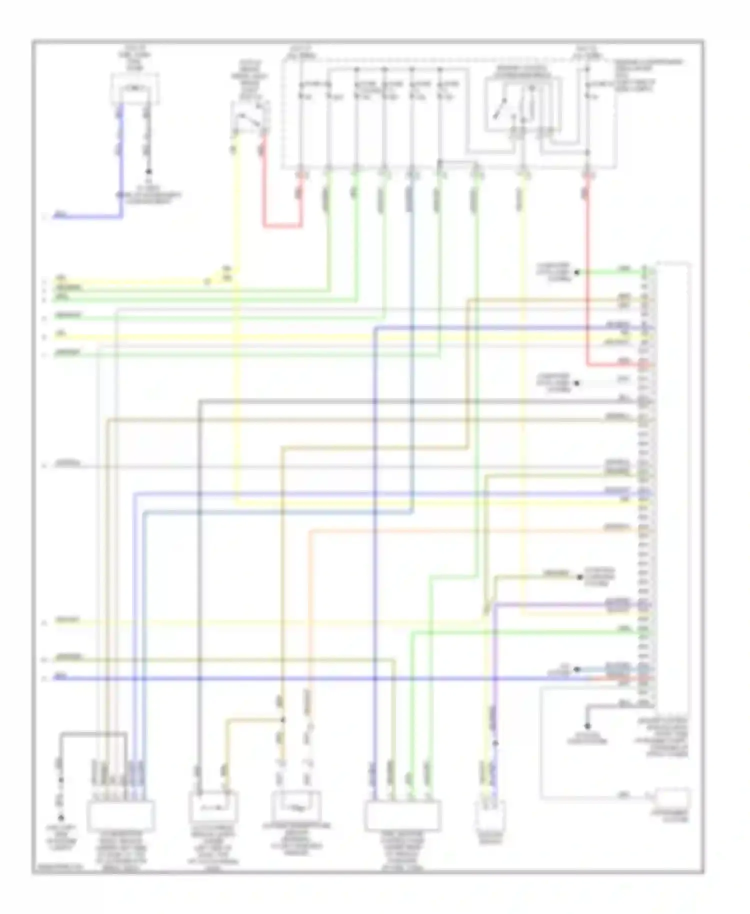 S80 Volvo I facelift (2003-2006): Wiring diagram engine performance 2.5l turbo (3 of 3)