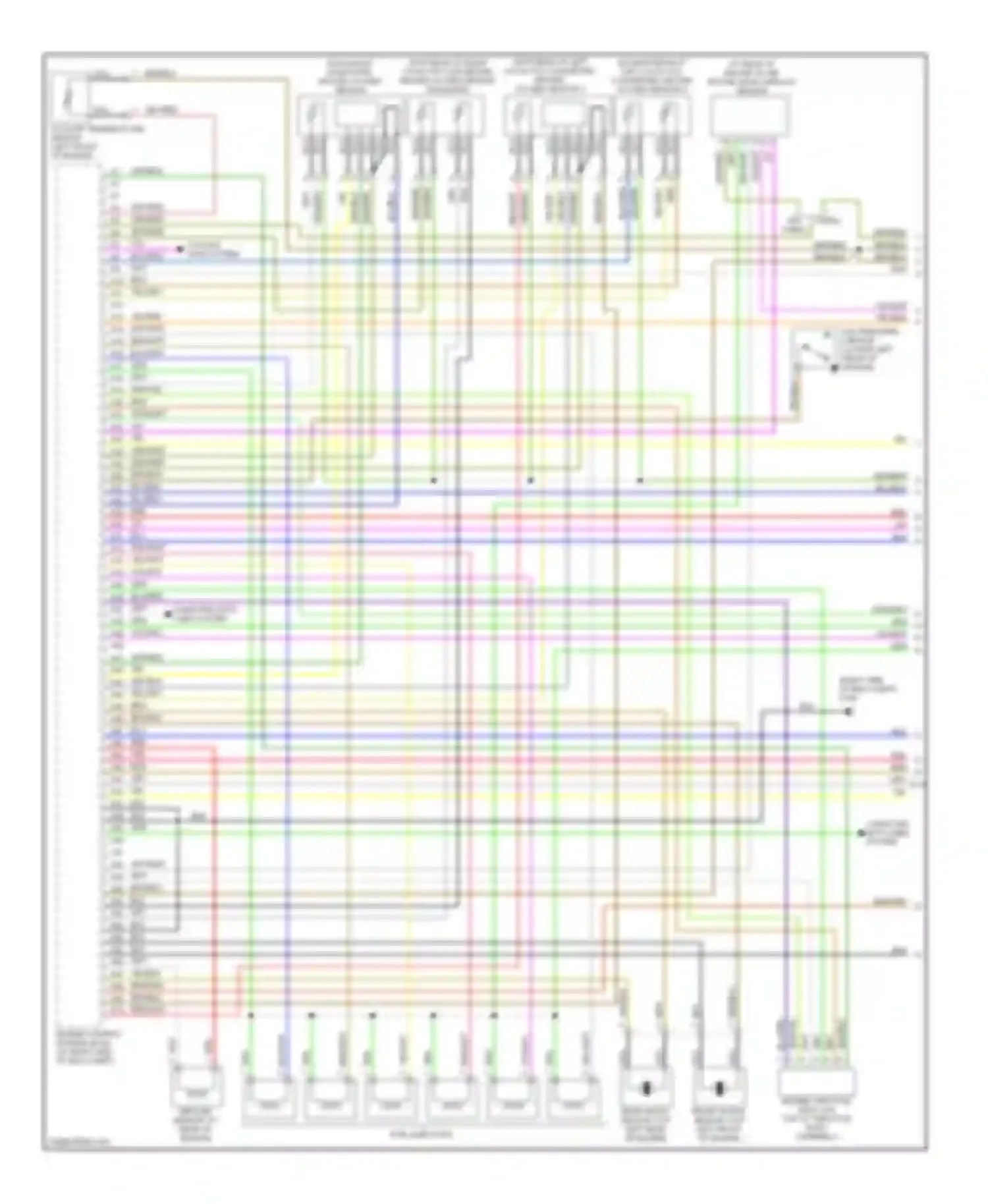 S80 Volvo I facelift (2003-2006): Wiring diagram engine performance 2.9l turbo (1 of 3)