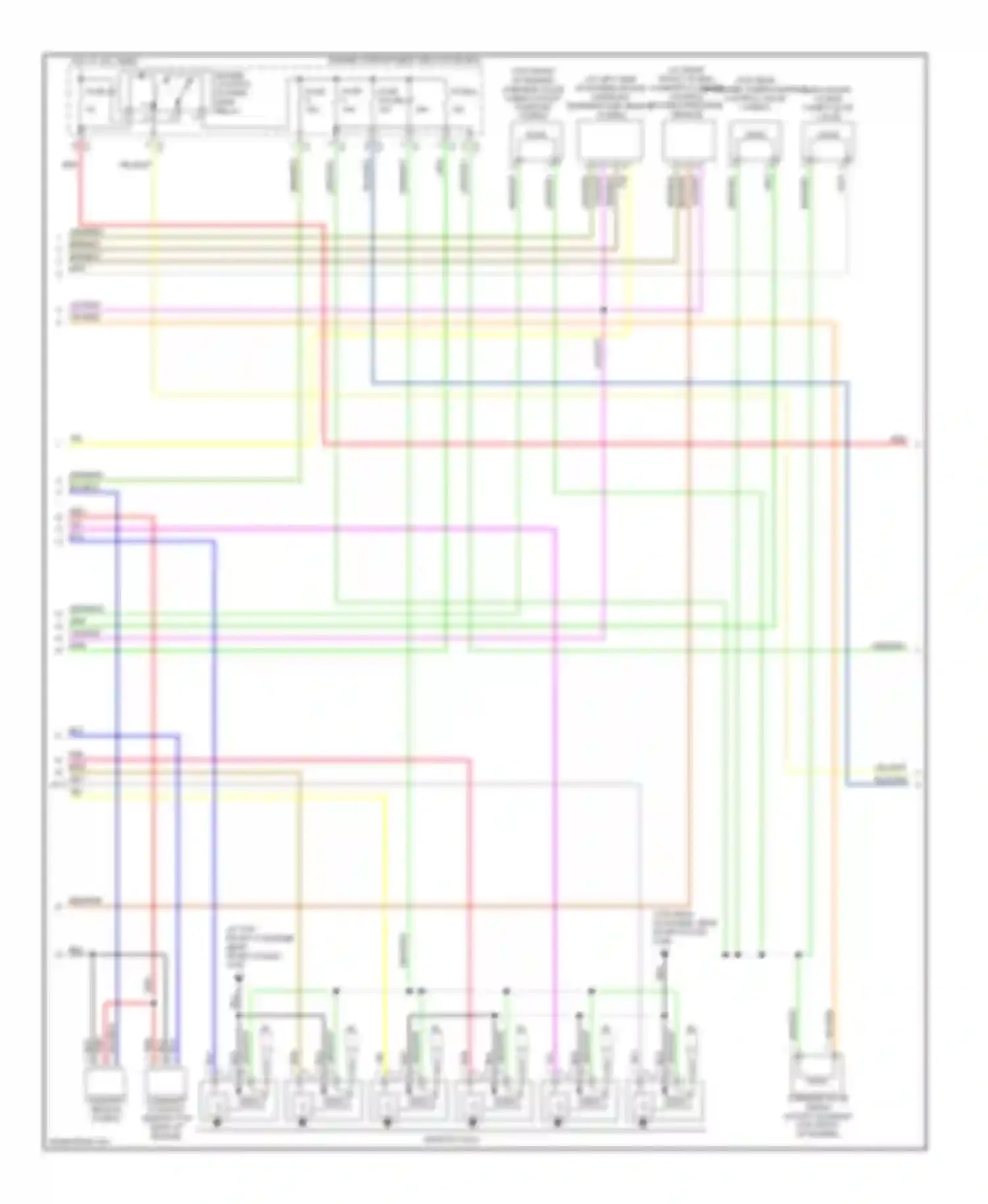 S80 Volvo I facelift (2003-2006): Wiring diagram engine performance 2.9l turbo (2 of 3)
