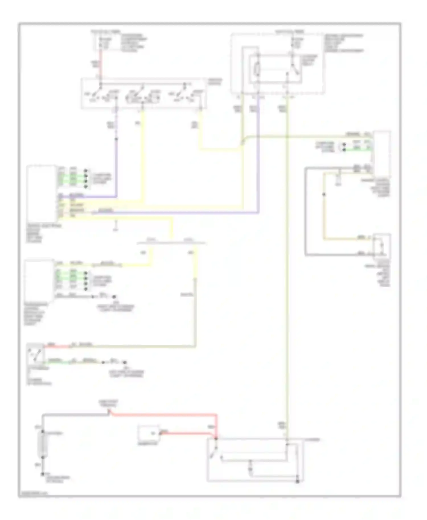 S80 Volvo I facelift (2003-2006): Starting circuit
