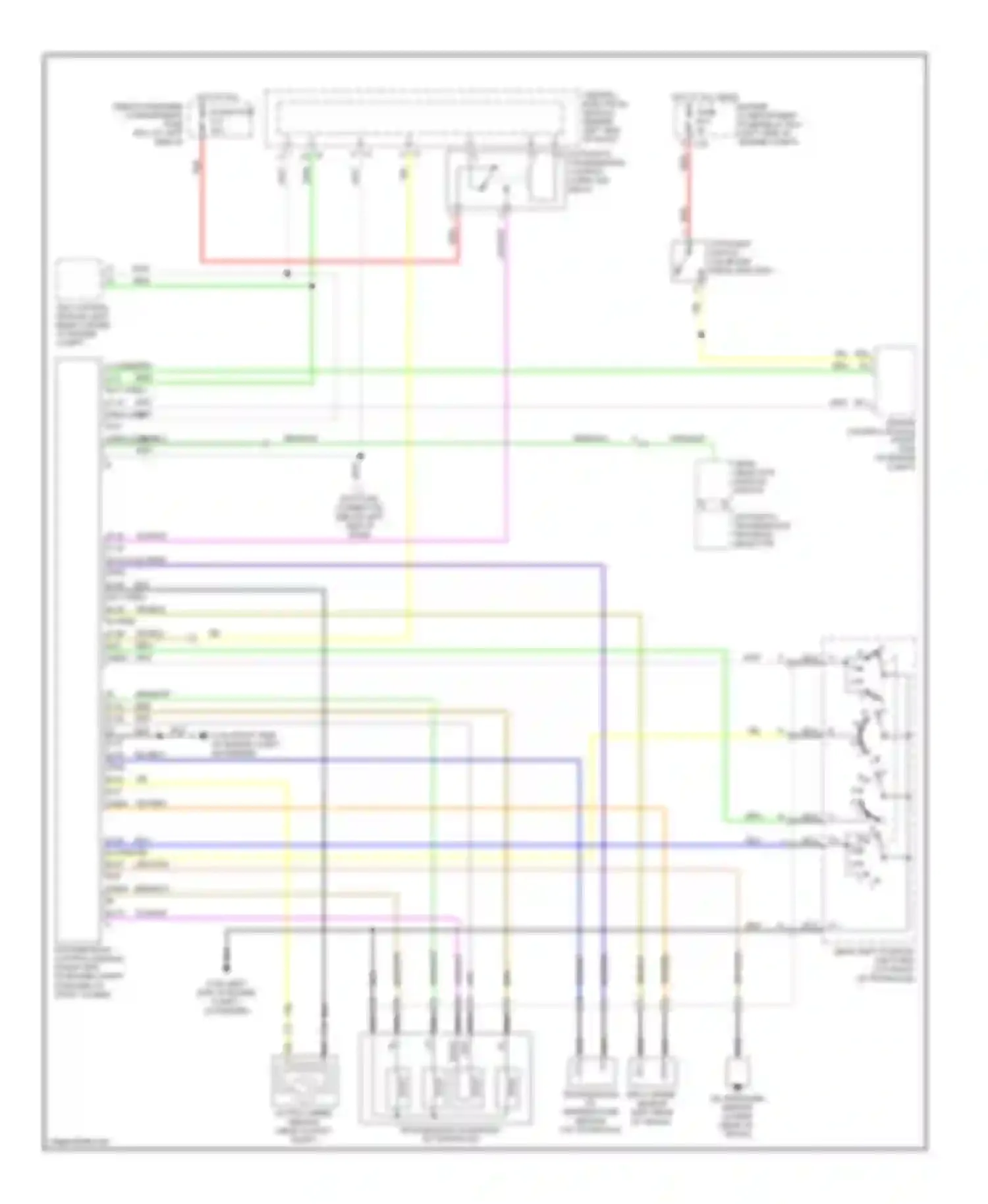 S80 Volvo I facelift (2003-2006): Transmission circuit, 4t65ev