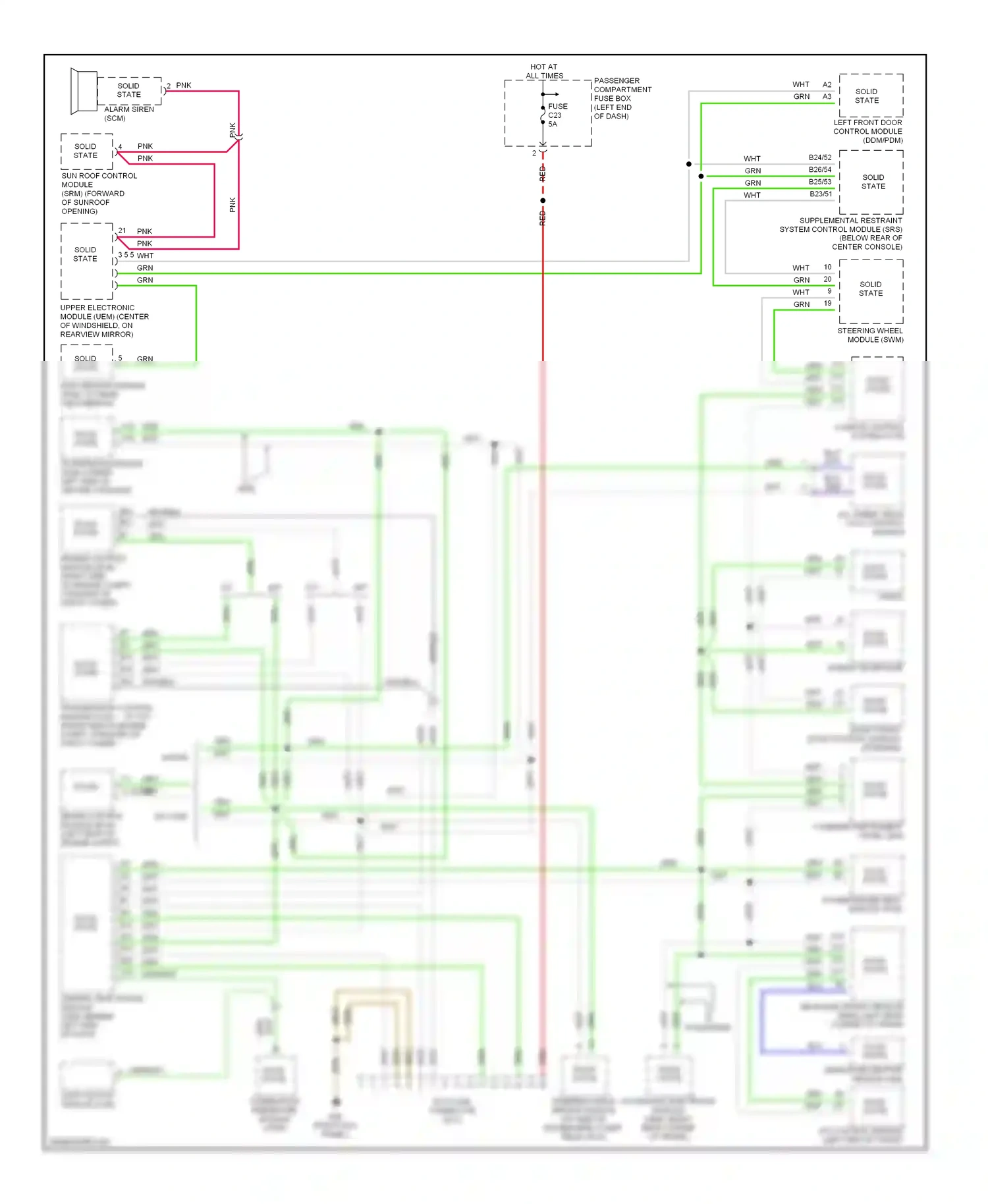 Volvo S80 I facelift (2003-2006) 15 11 solid state wiring diagram  (1 of 1)