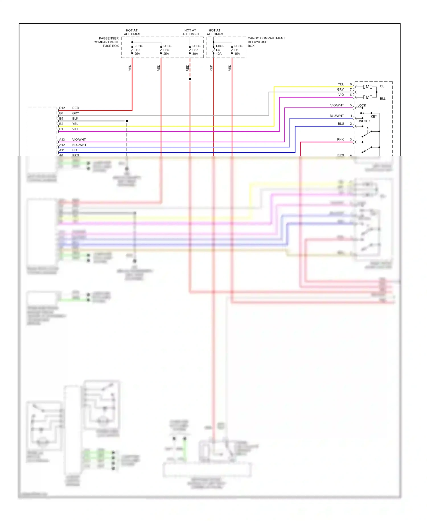 Volvo S80 I facelift (2003-2006) climate control module wiring diagram  (9 of 13)