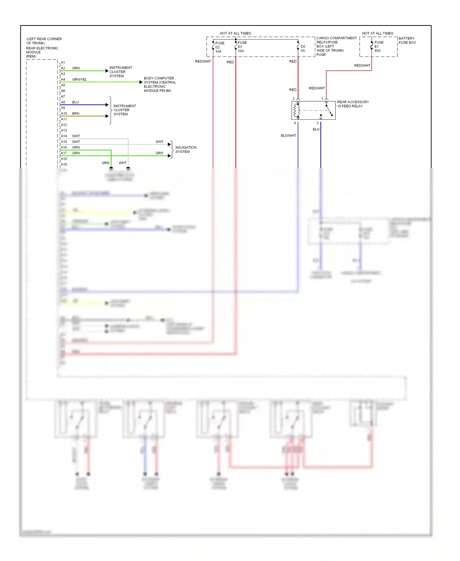 Volvo S80 I facelift (2003-2006) computer data lines system wiring diagram  (10 of 51)