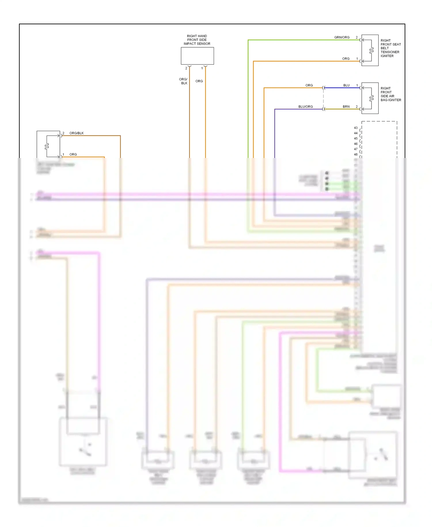Volvo S80 I facelift (2003-2006) computer data lines system wiring diagram  (48 of 51)