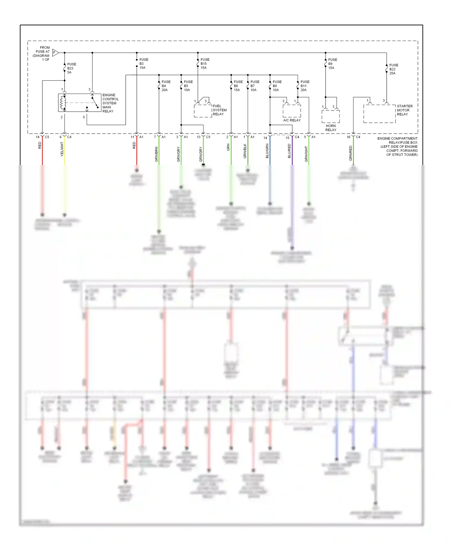 Volvo S80 I facelift (2003-2006) engine control module engine control module wiring diagram  (1 of 1)