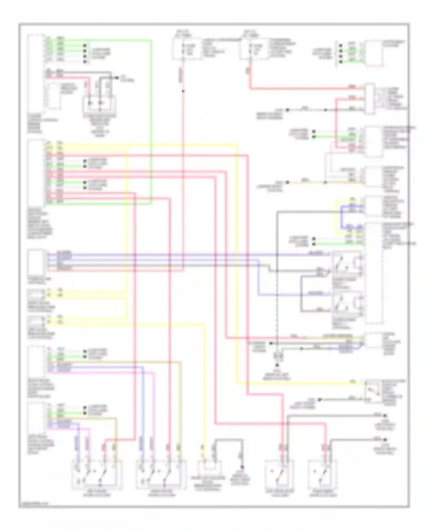 S80 Volvo I (1998-2003): Anti-theft alarm circuit