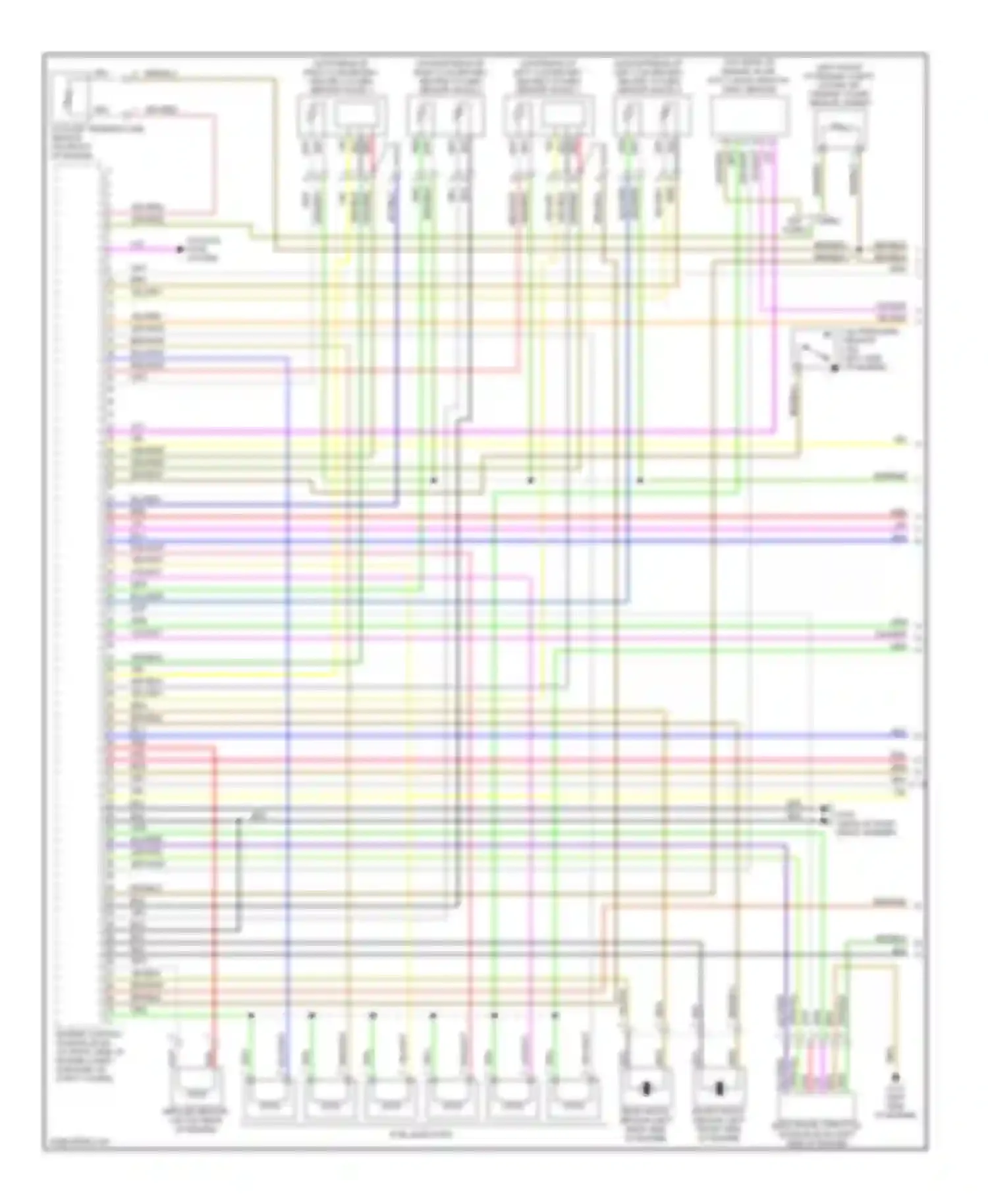 S80 Volvo I (1998-2003): Wiring diagram engine performance 2.8l turbos (1 of 3)