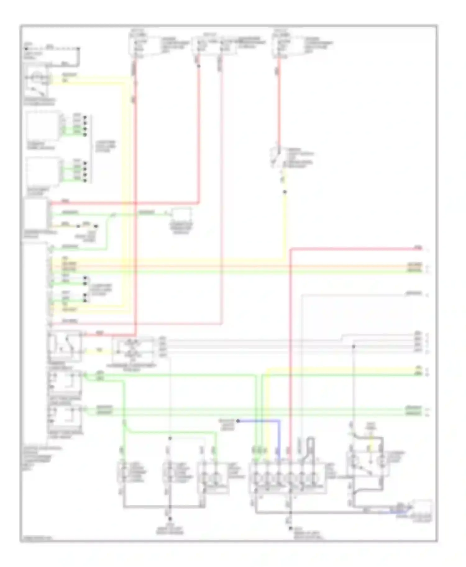 S80 Volvo I (1998-2003): Exterior lamps circuit (1 of 2)