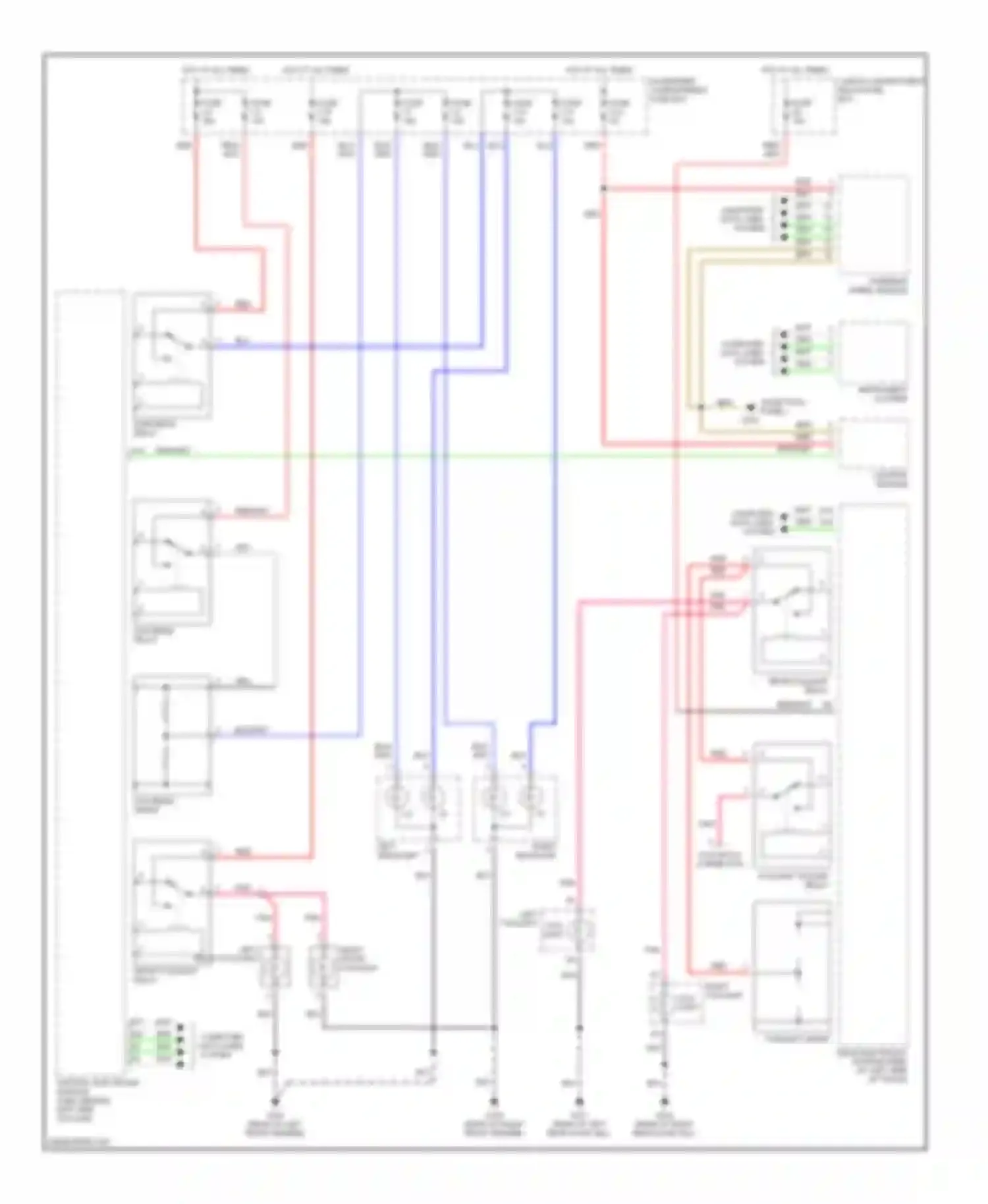 S80 Volvo I (1998-2003): Headlight circuit