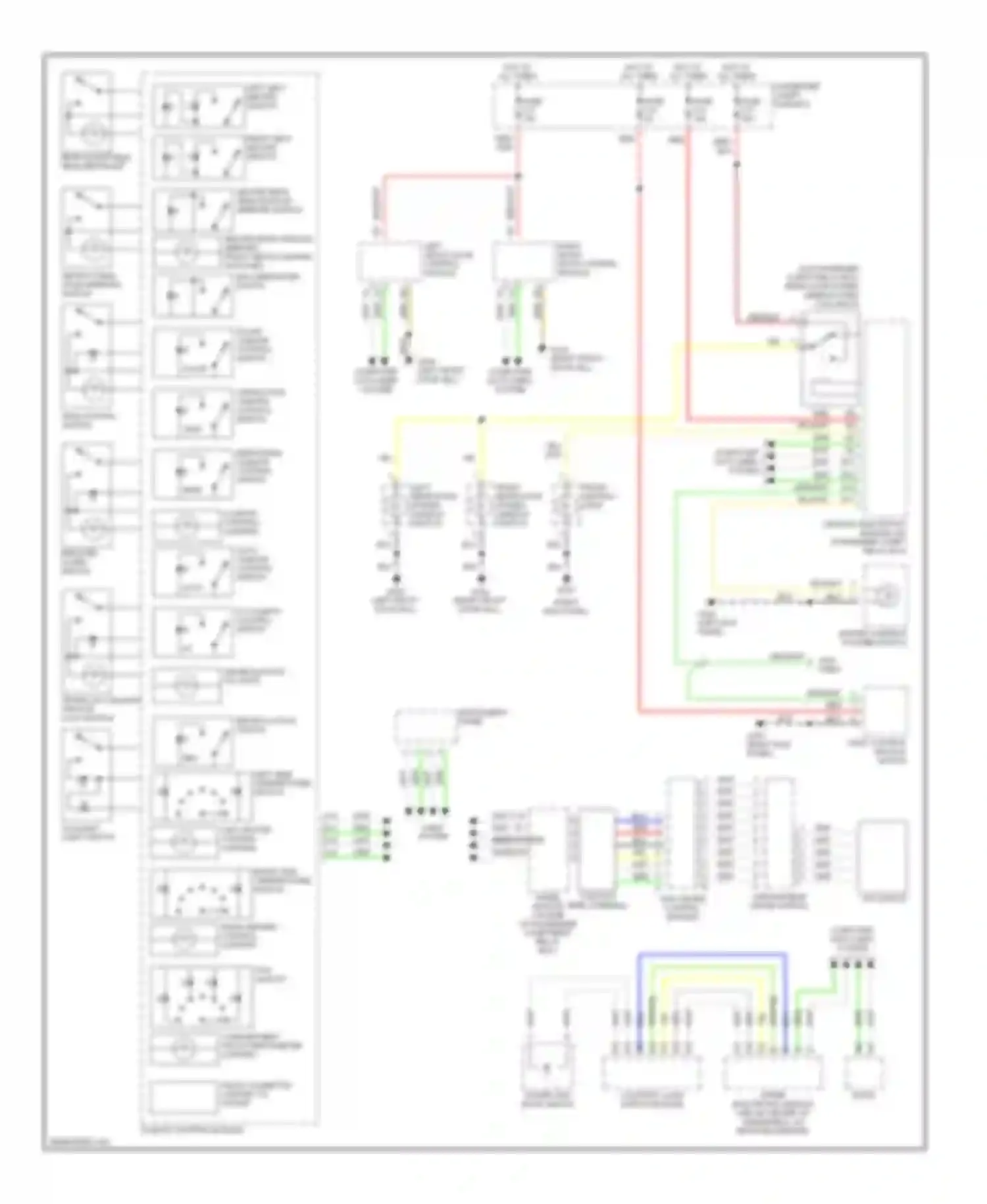 S80 Volvo I (1998-2003): Instrument illumination circuit