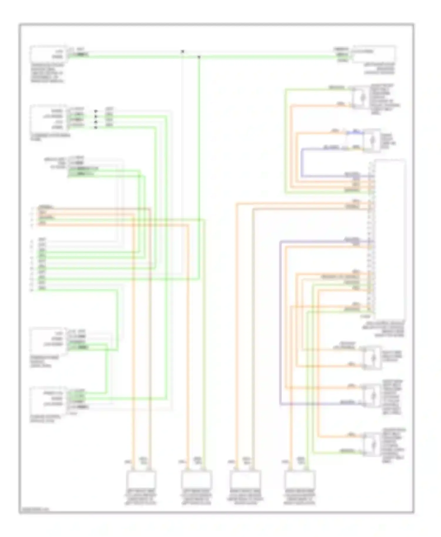 S80 Volvo I (1998-2003): Supplemental restraint circuit (2 of 2)
