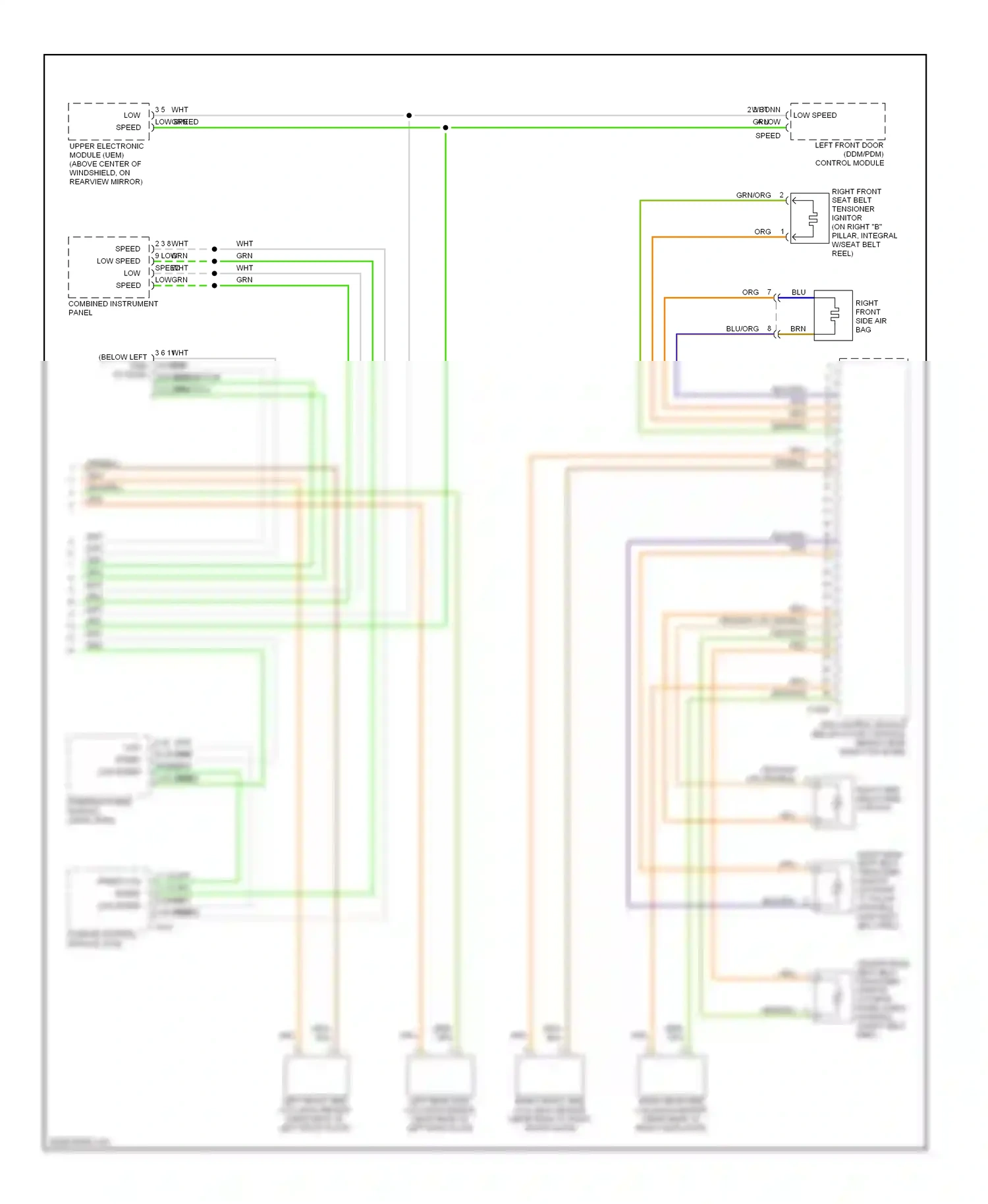 Volvo S80 I (1998-2003) climate control module (ccm) wiring diagram  (2 of 2)