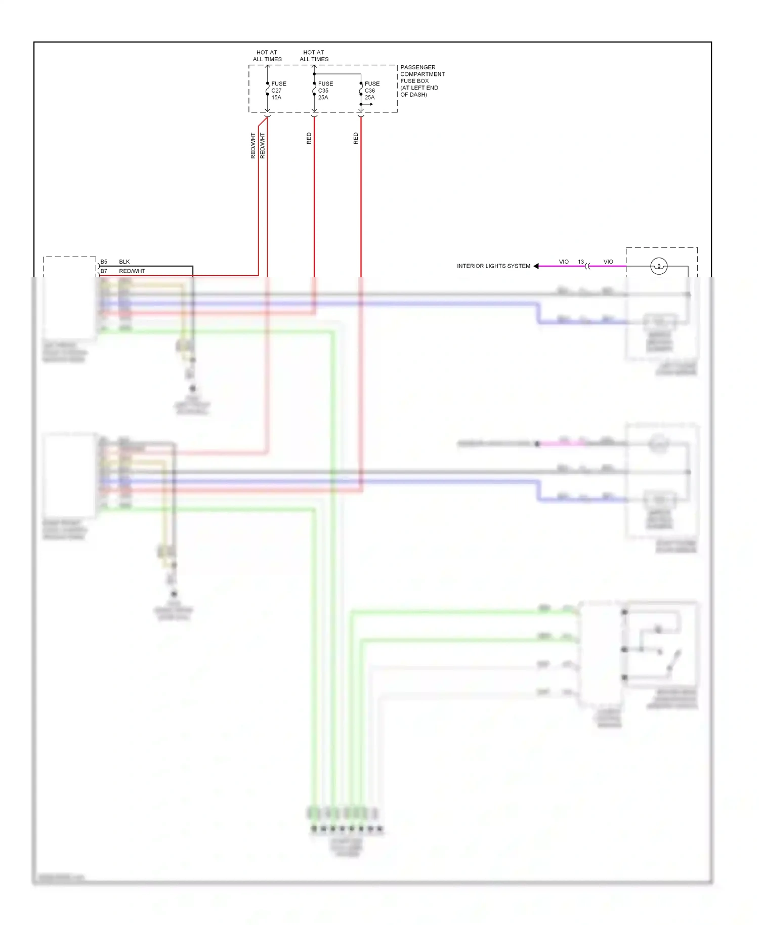 Volvo S80 I (1998-2003) computer data lines system wiring diagram  (17 of 42)