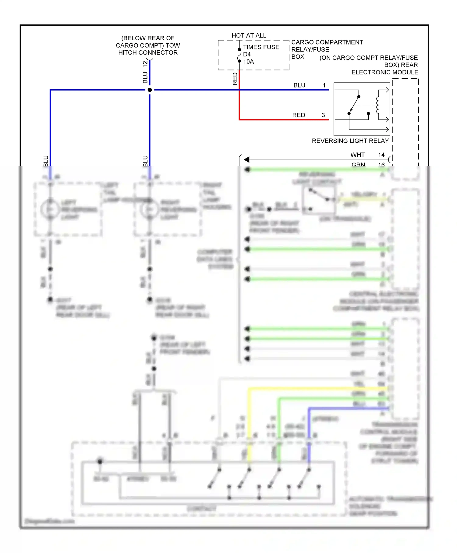 Volvo S80 I (1998-2003) computer data lines system wiring diagram  (11 of 42)