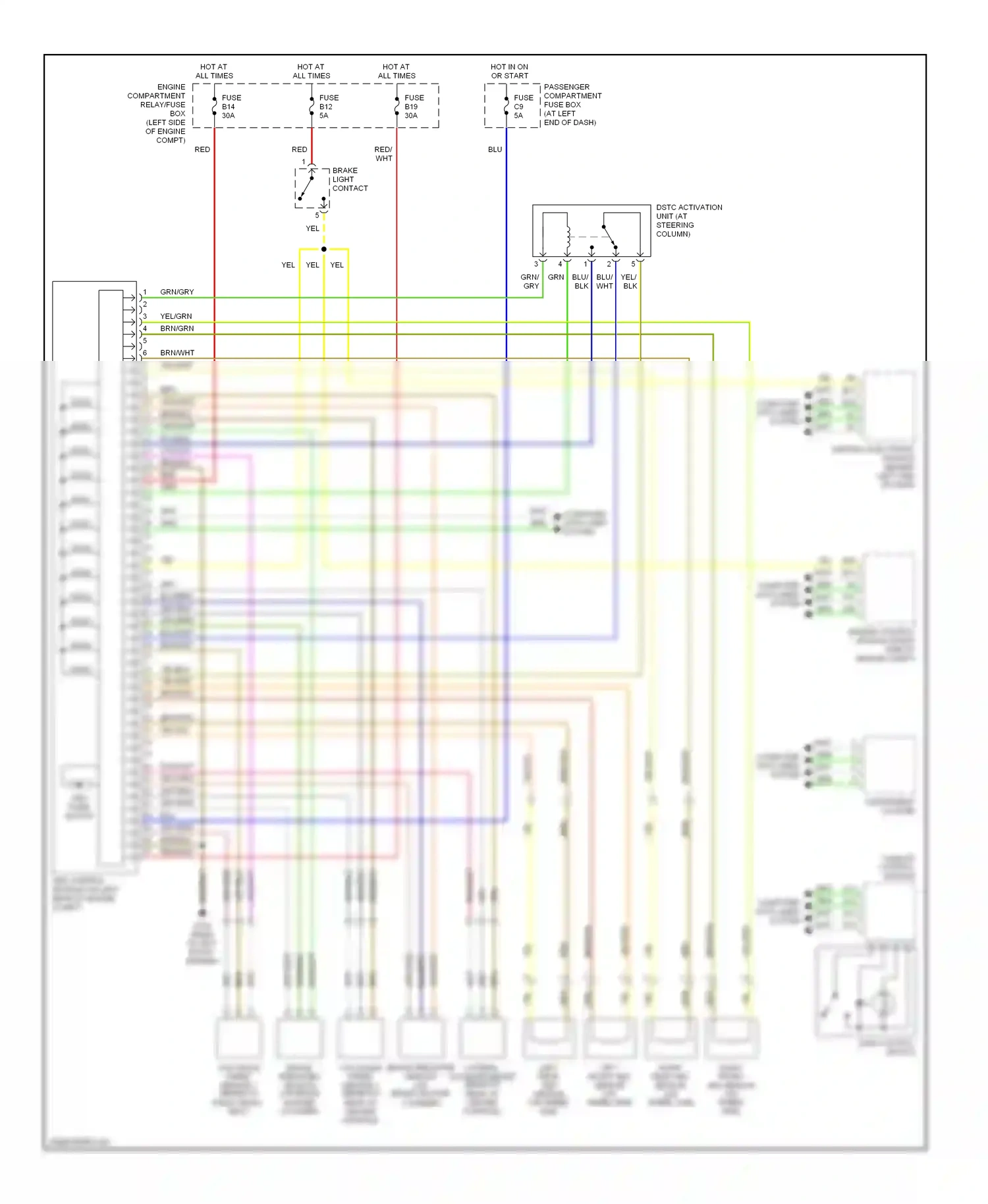 Volvo S80 I (1998-2003) computer data lines system wiring diagram  (1 of 42)
