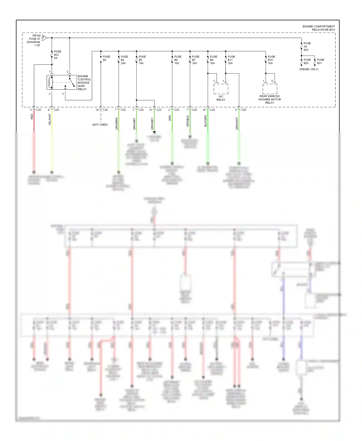 Volvo S80 I (1998-2003) electronic throttle module wiring diagram  (1 of 1)