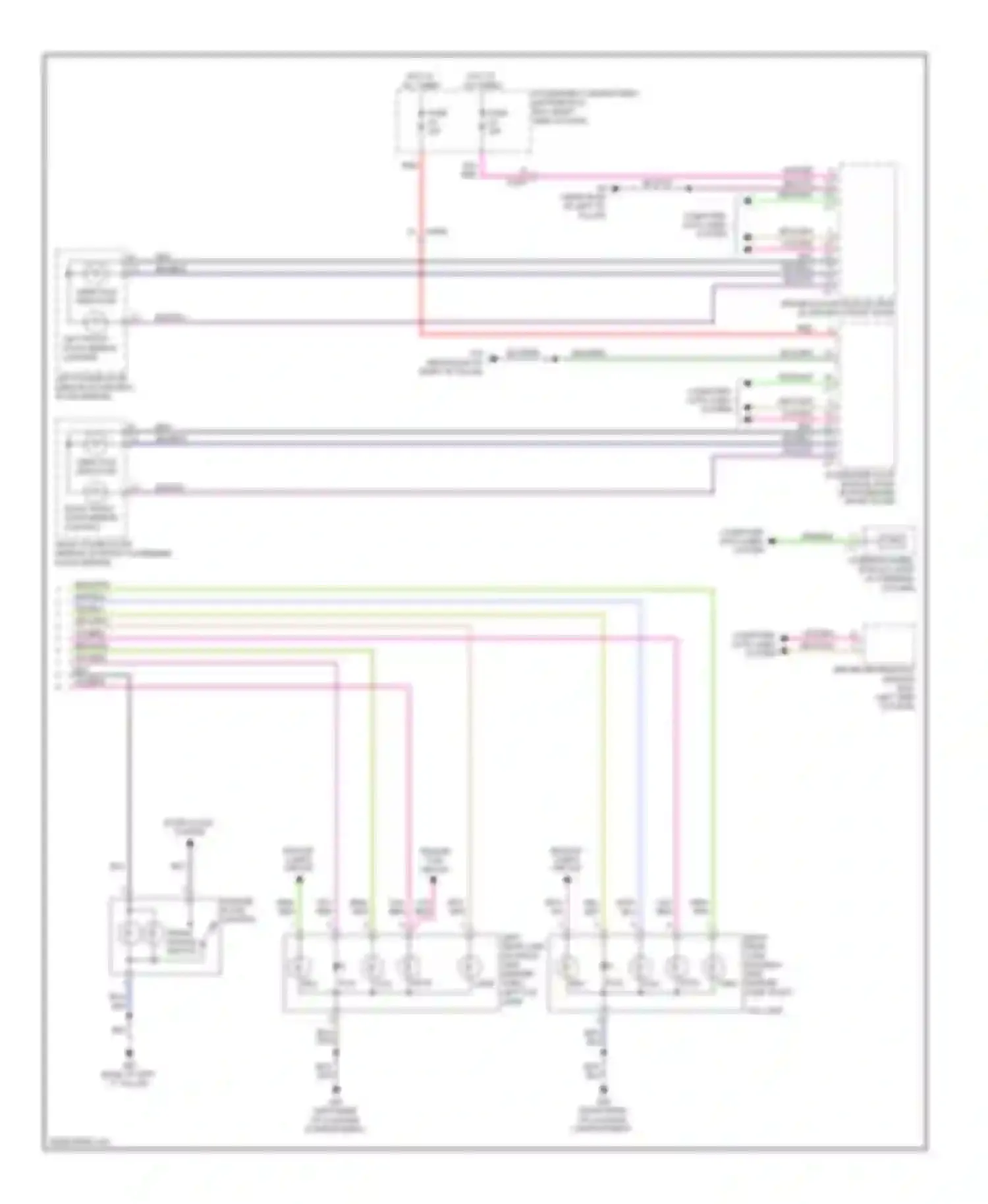 S80 Volvo II facelift 2 (2013-2016): Exterior lamps circuit (2 of 2)