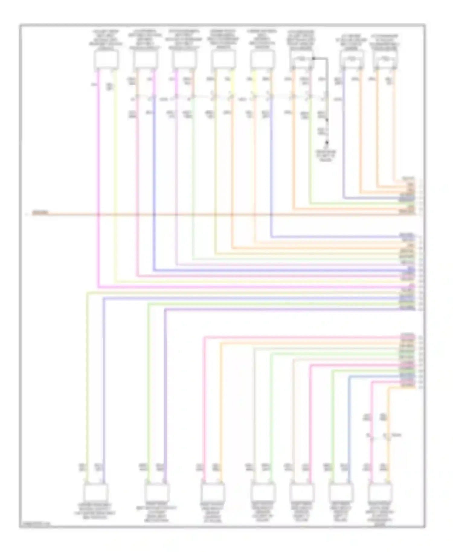 S80 Volvo II facelift 2 (2013-2016): Supplemental restraints circuit (2 of 3)