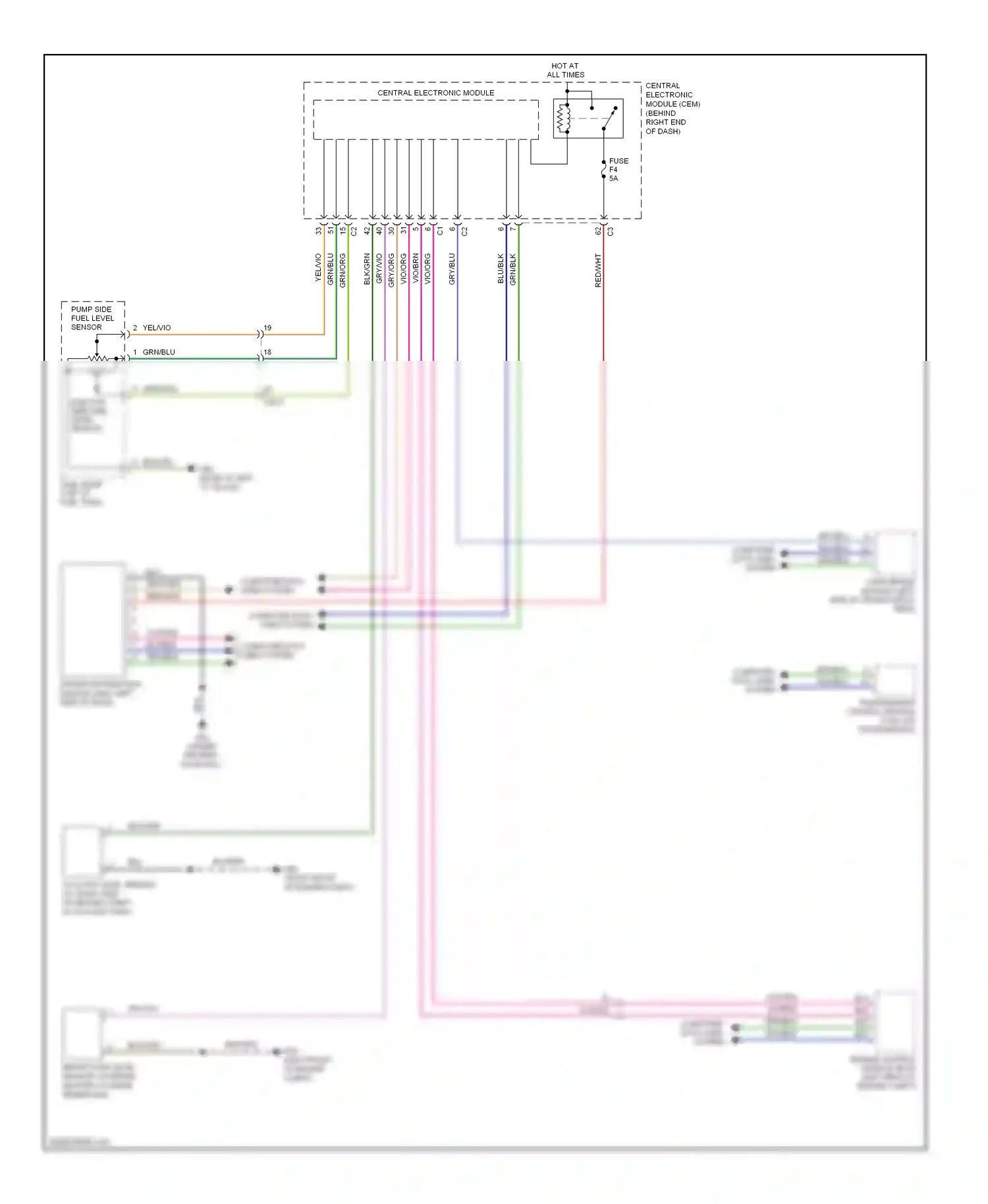 Volvo S80 II facelift 2 (2013-2016) central electronic module wiring diagram  (5 of 18)