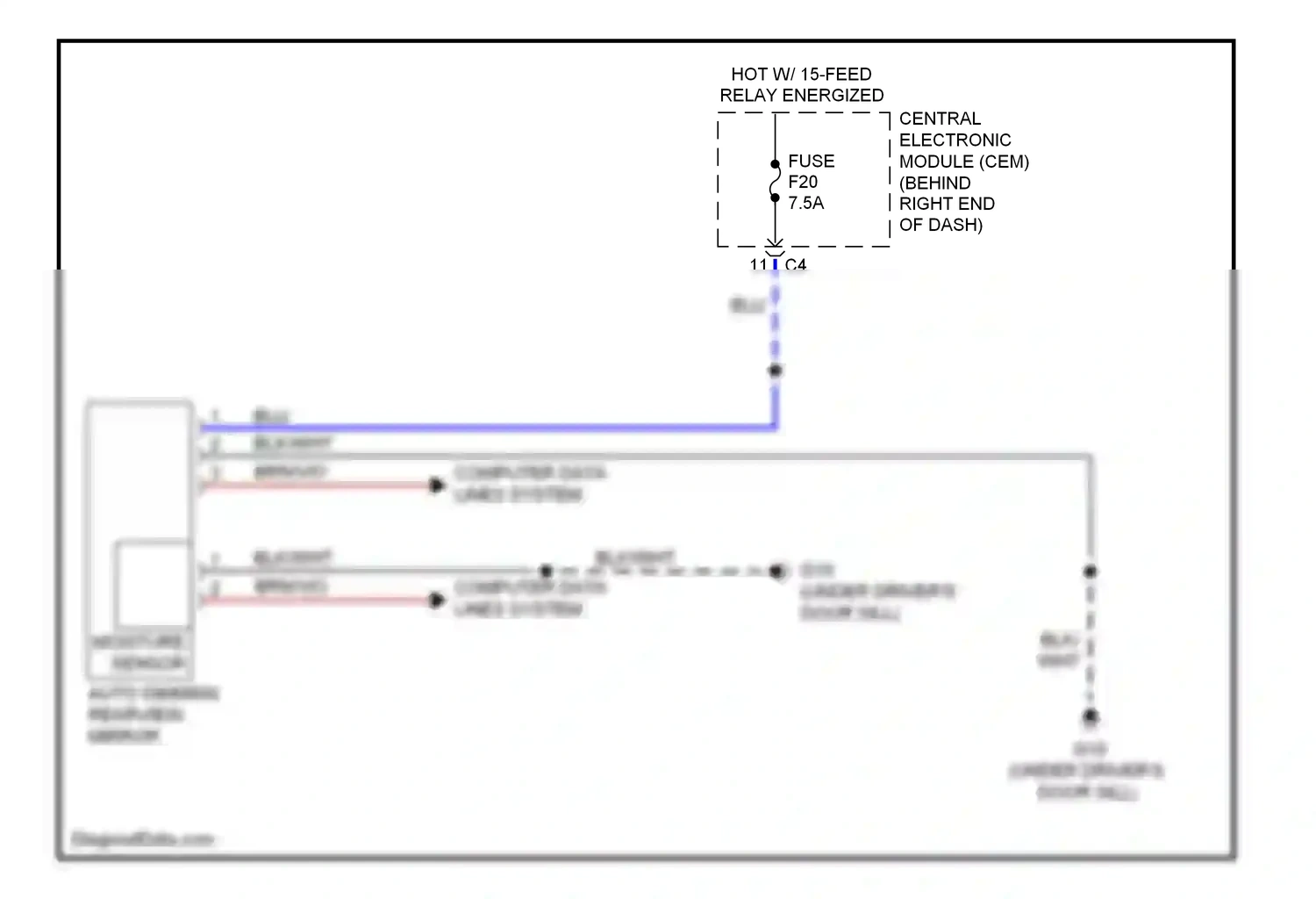 Volvo S80 II facelift 2 (2013-2016) computer data lines system wiring diagram  (39 of 63)