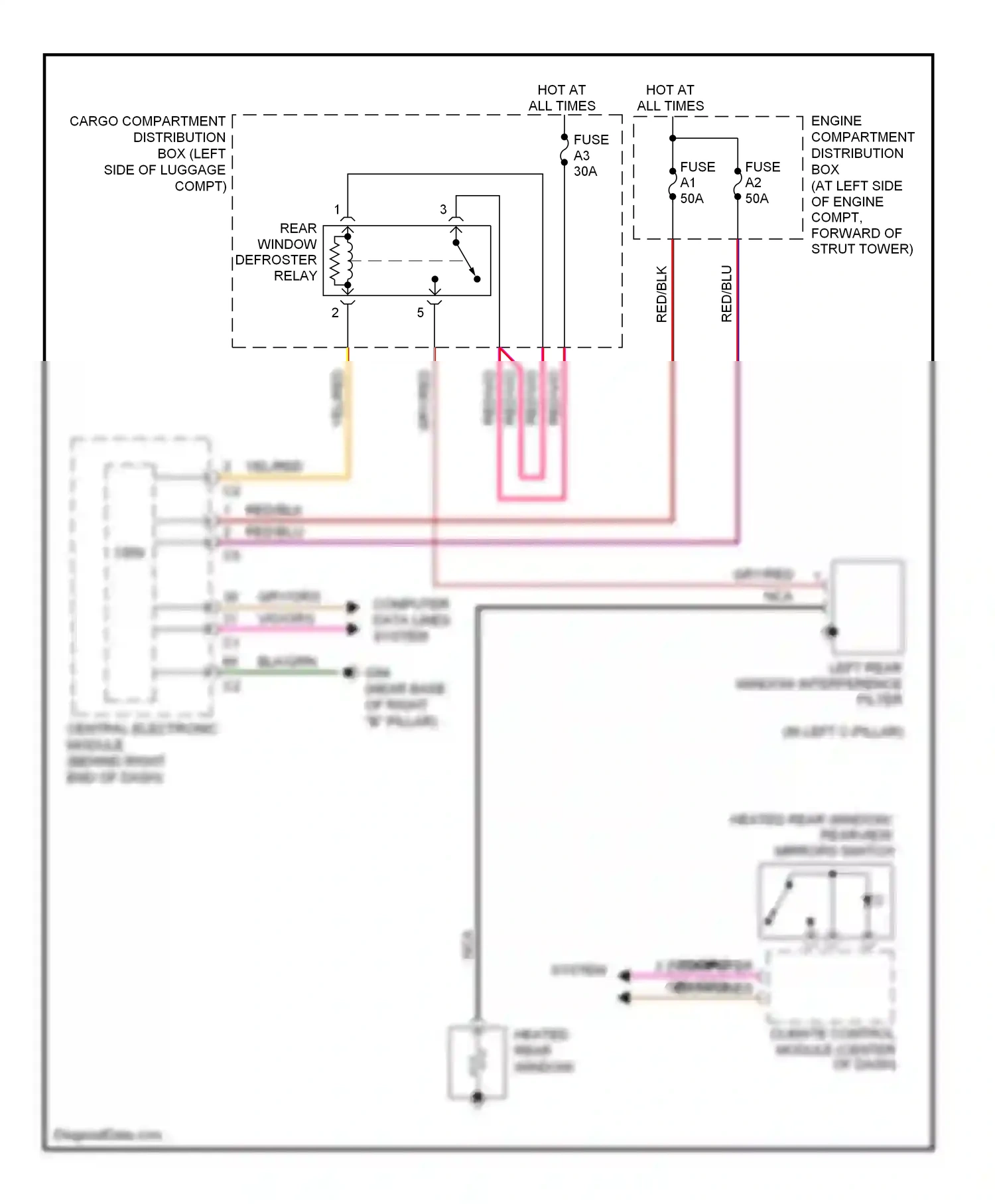 Volvo S80 II facelift 2 (2013-2016) computer data lines system wiring diagram  (10 of 63)