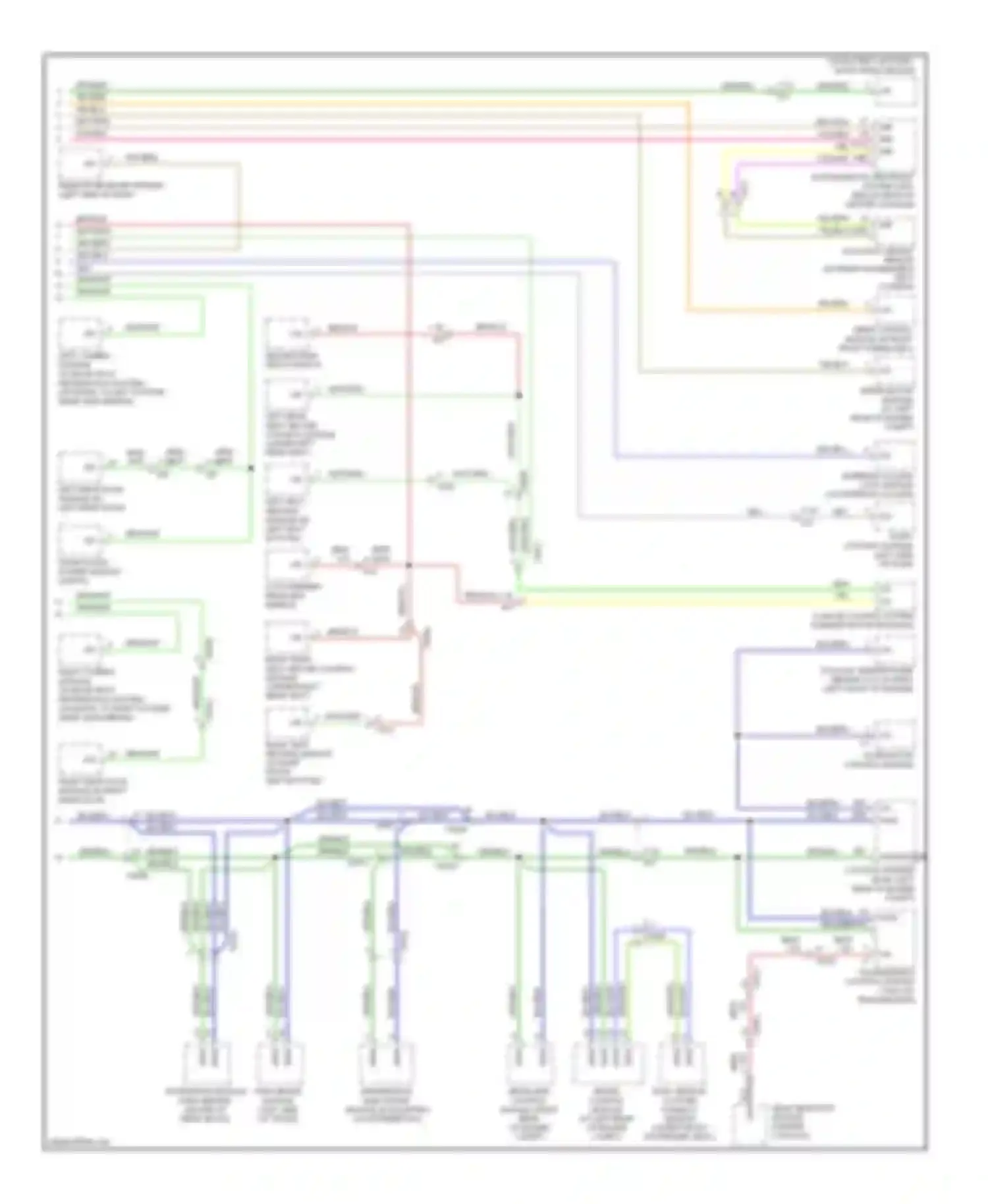 S80 Volvo II facelift (2009-2013): Computer data lines circuit (2 of 2)