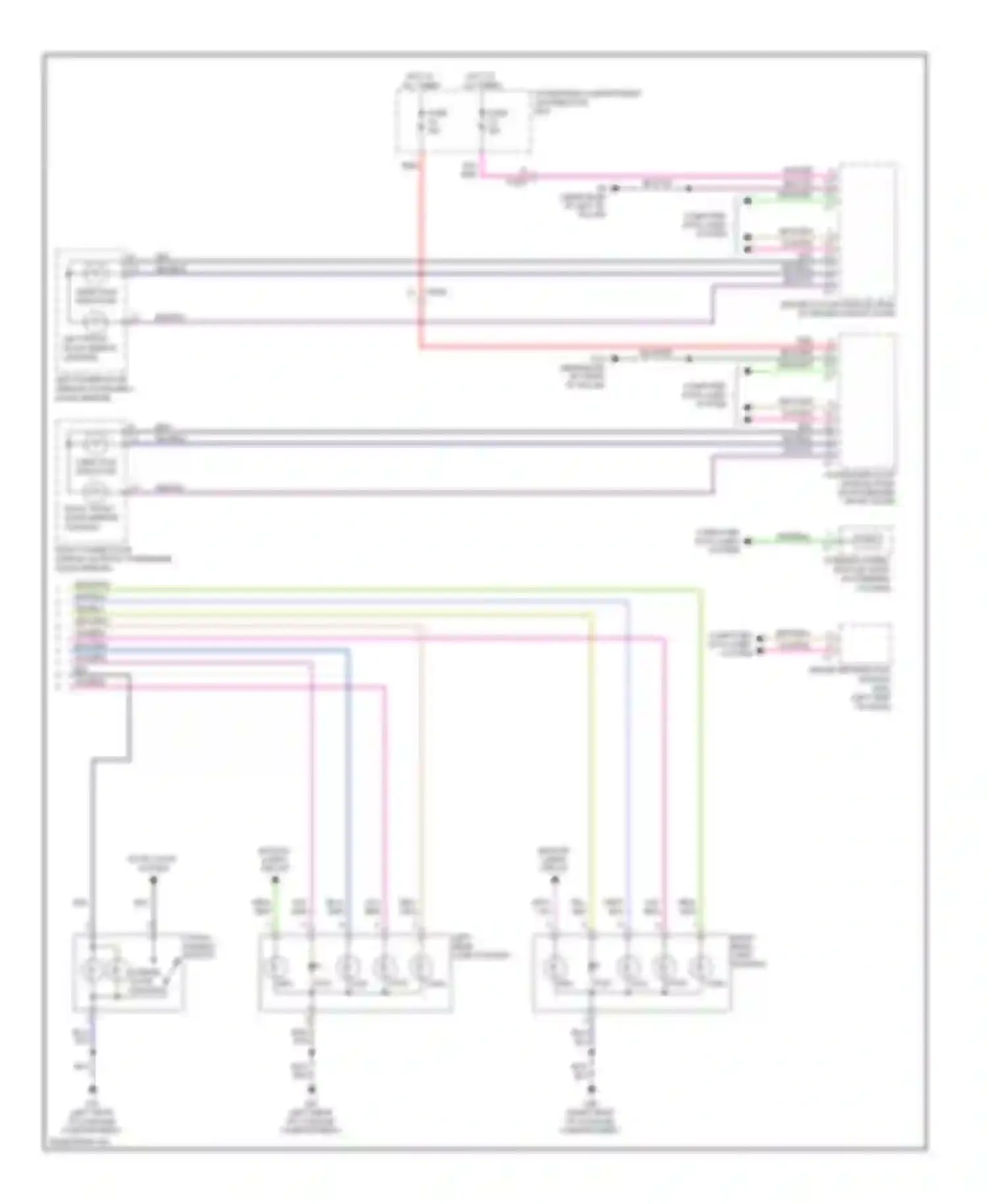 S80 Volvo II facelift (2009-2013): Exterior lamps circuit (2 of 2)