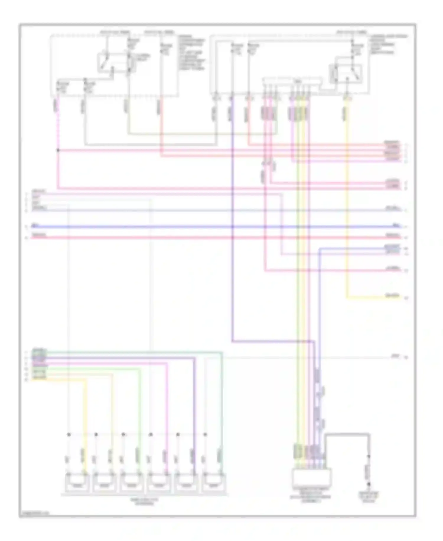 Wiring diagram 15- feed relay for Volvo S80 II facelift (2009-2013) (9 of 12)