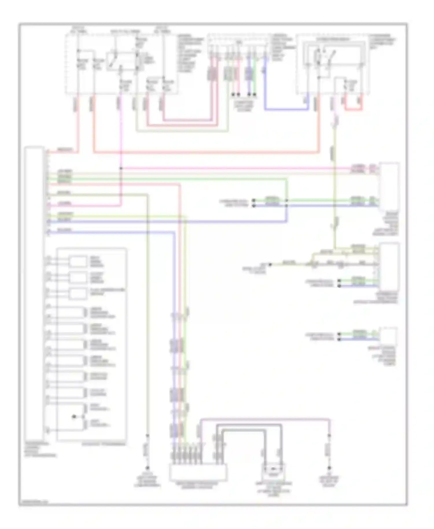 Wiring diagram 15- feed relay for Volvo S80 II facelift (2009-2013) (12 of 12)