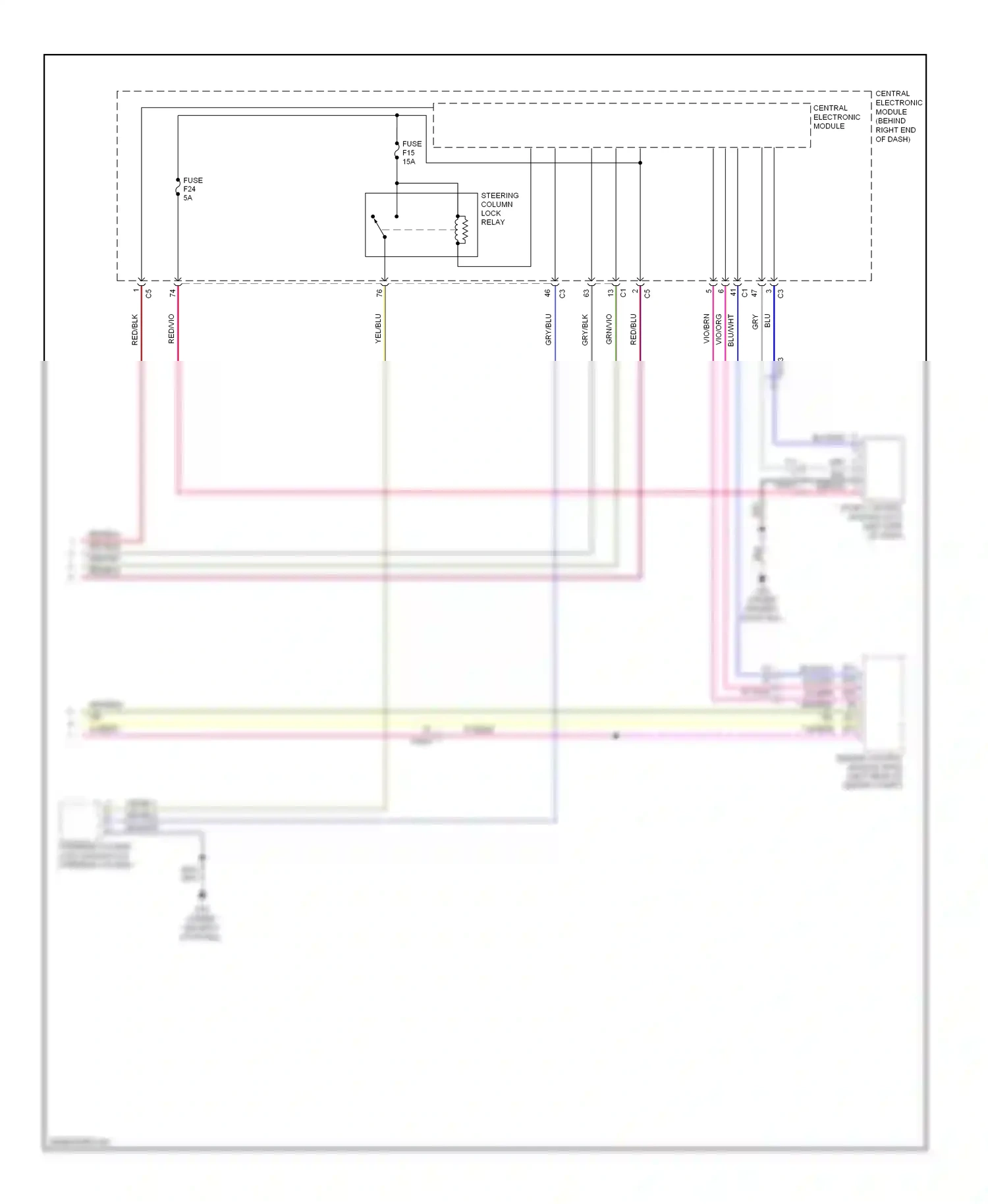 Volvo S80 II facelift (2009-2013) central electronic module (behind wiring diagram  (1 of 1)
