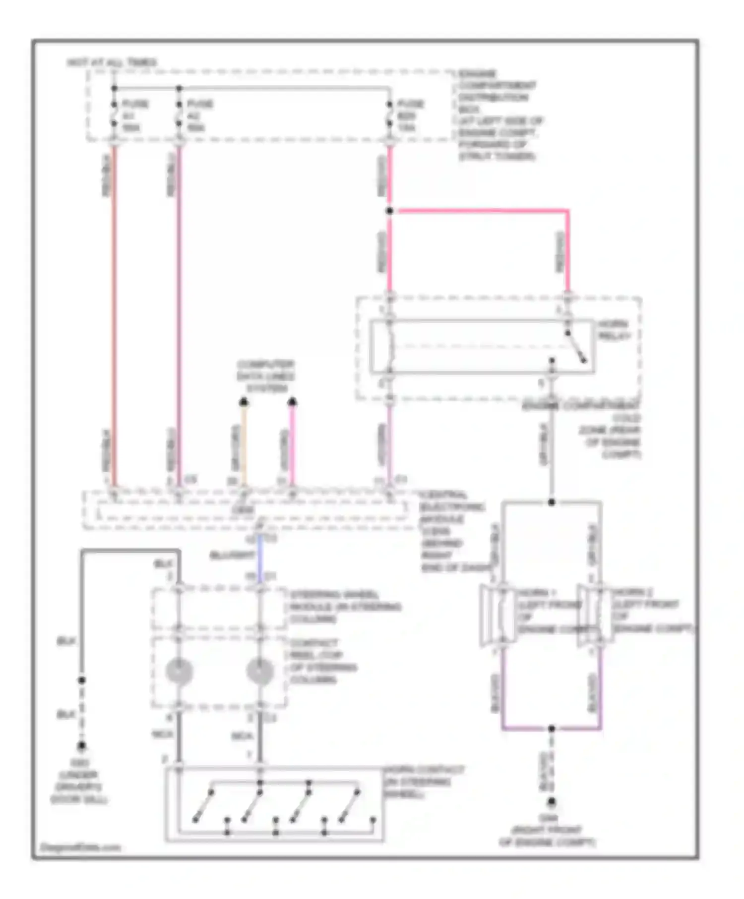 Wiring diagram computer data lines system for Volvo S80 II facelift (2009-2013) (27 of 59)