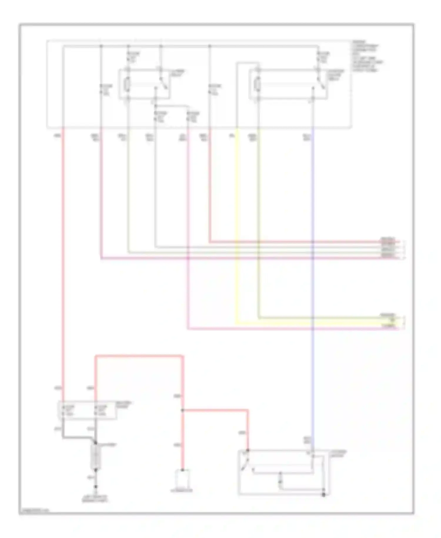 Wiring diagram engine compartment distribution box for Volvo S80 II facelift (2009-2013) (1 of 1)