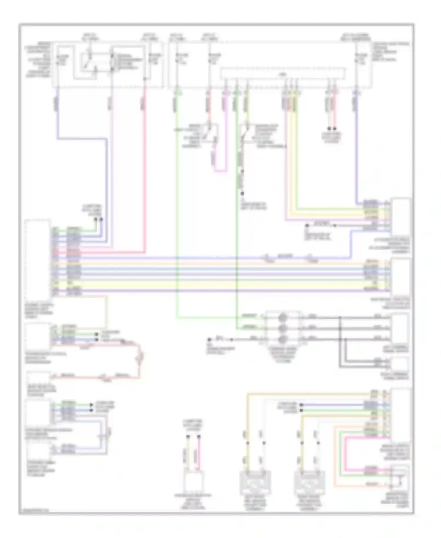 Wiring diagram engine management system main relay for Volvo S80 II facelift (2009-2013) (2 of 5)