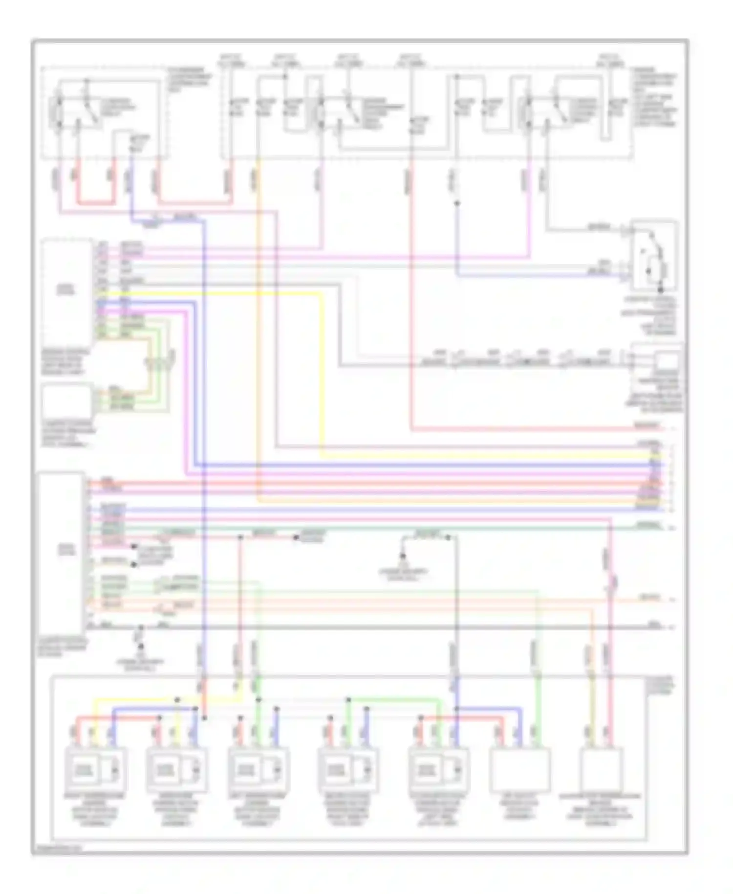 Wiring diagram fuse fuse fuse for Volvo S80 II facelift (2009-2013) (1 of 6)