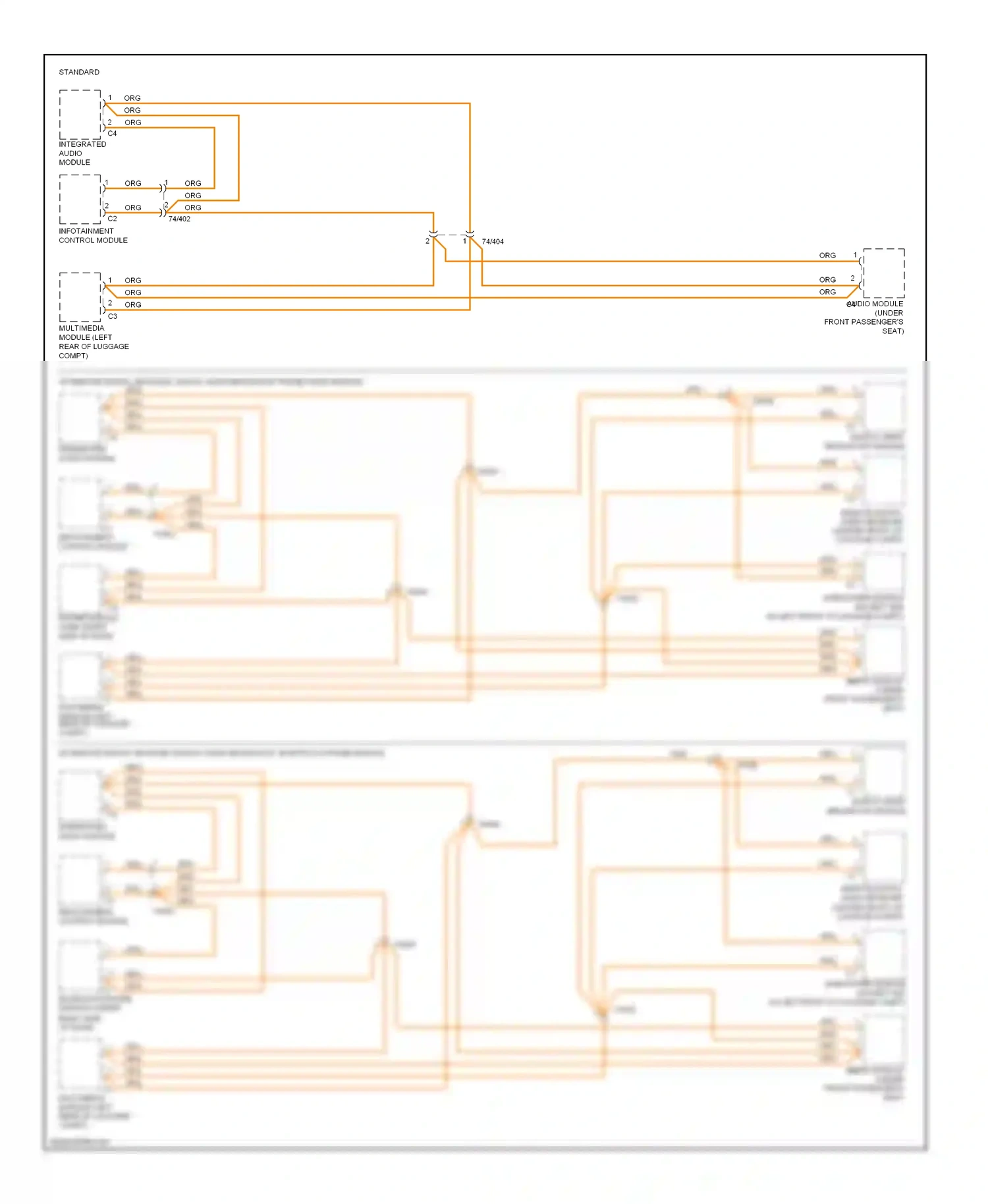 Volvo S80 II facelift (2009-2013) integrated audio module wiring diagram  (2 of 8)
