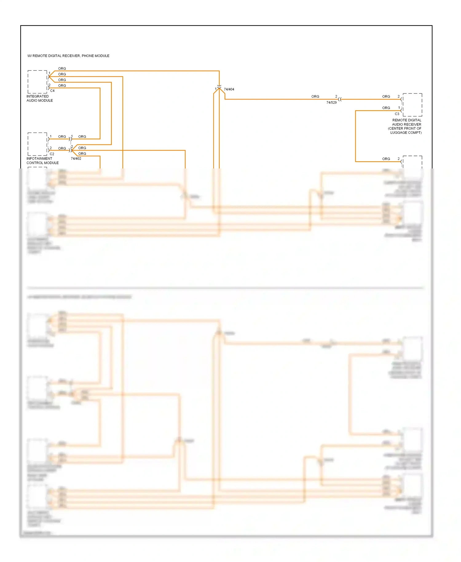 Volvo S80 II facelift (2009-2013) integrated audio module wiring diagram  (3 of 8)