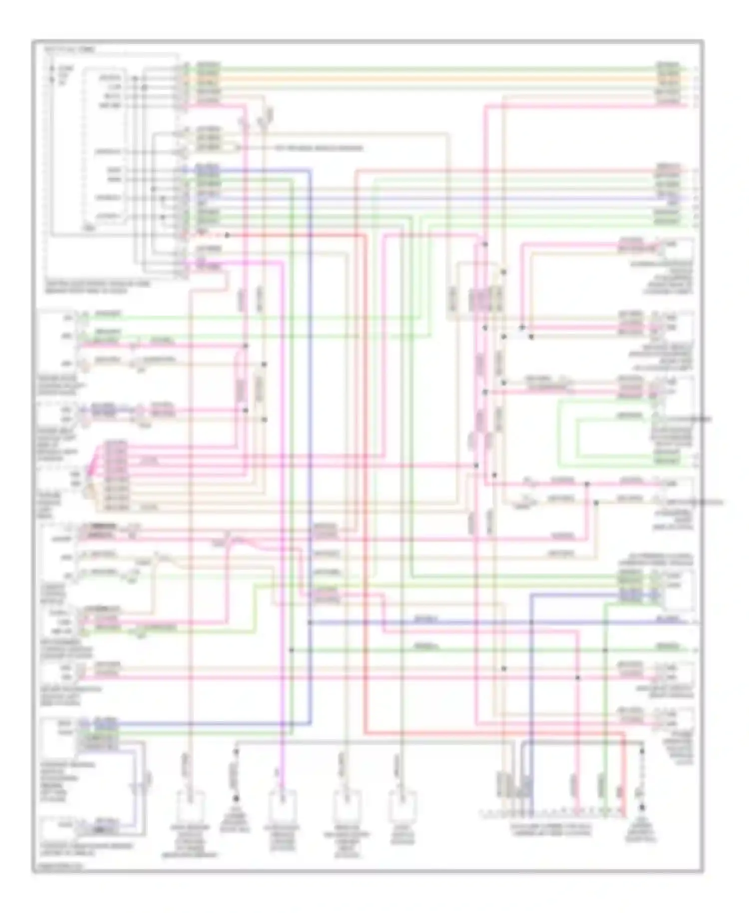 Wiring diagram light switch module for Volvo S80 II facelift (2009-2013) (1 of 6)