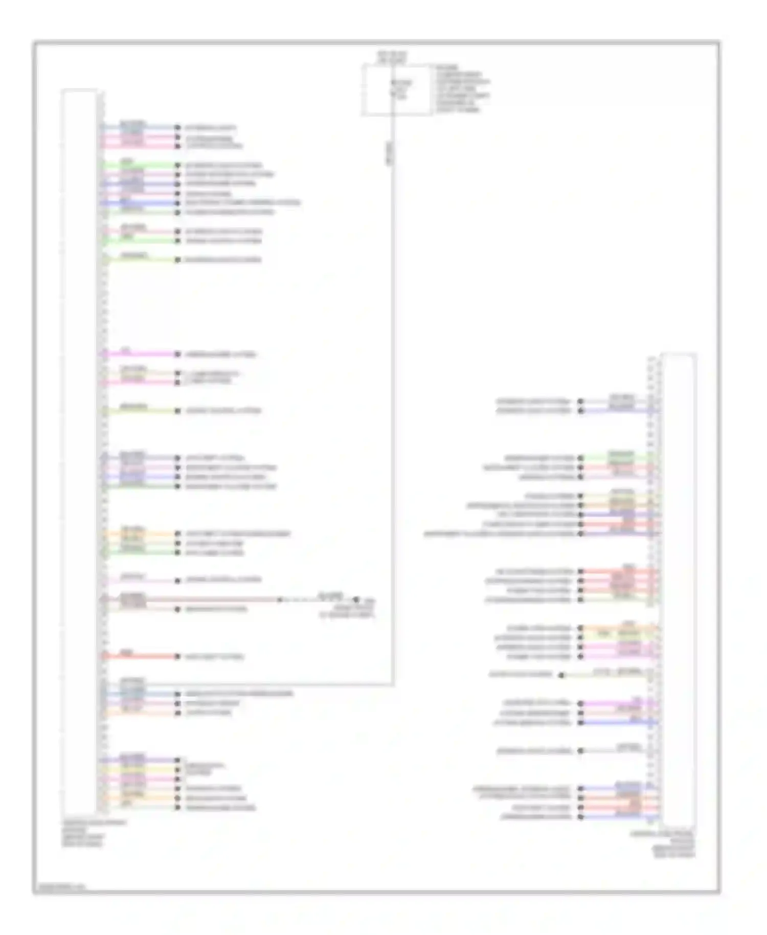 Wiring diagram warning systems headlights system wiper/washer system for Volvo S80 II facelift (2009-2013) (1 of 1)