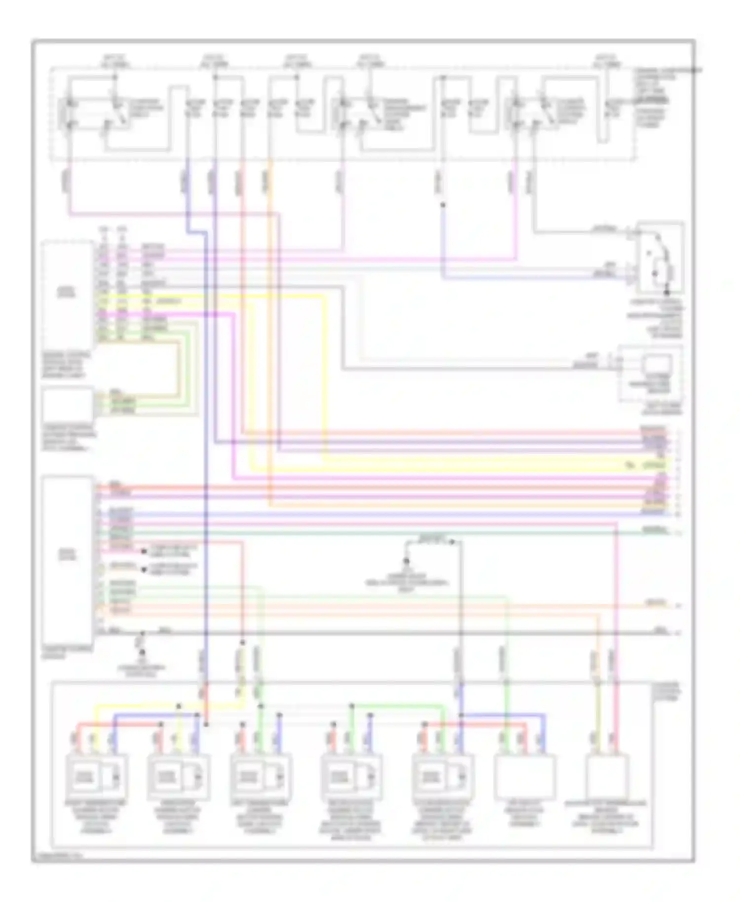 S80 Volvo II (2006-2010): Automatic a/c circuit (1 of 2)