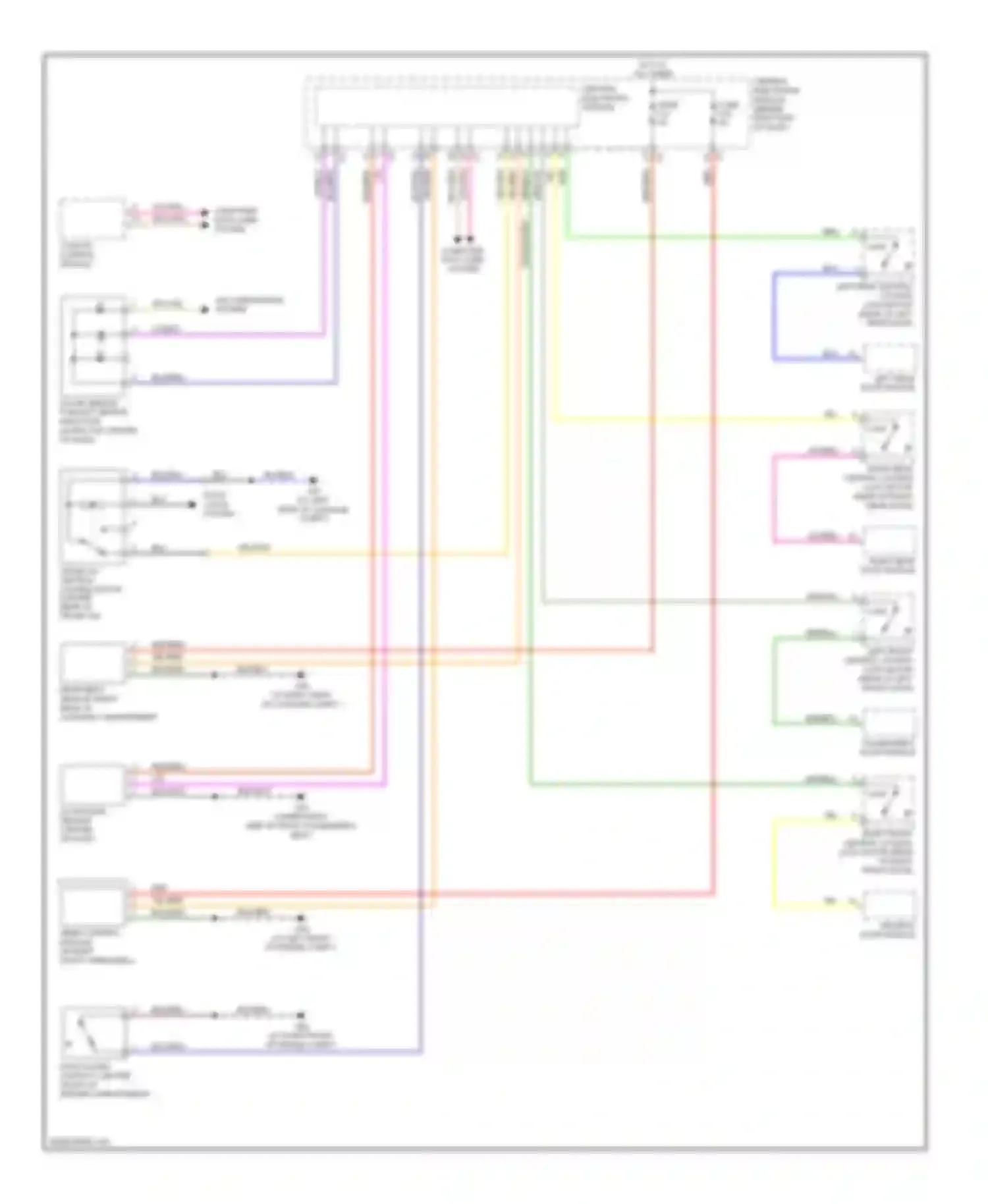 S80 Volvo II (2006-2010): Anti-theft circuit