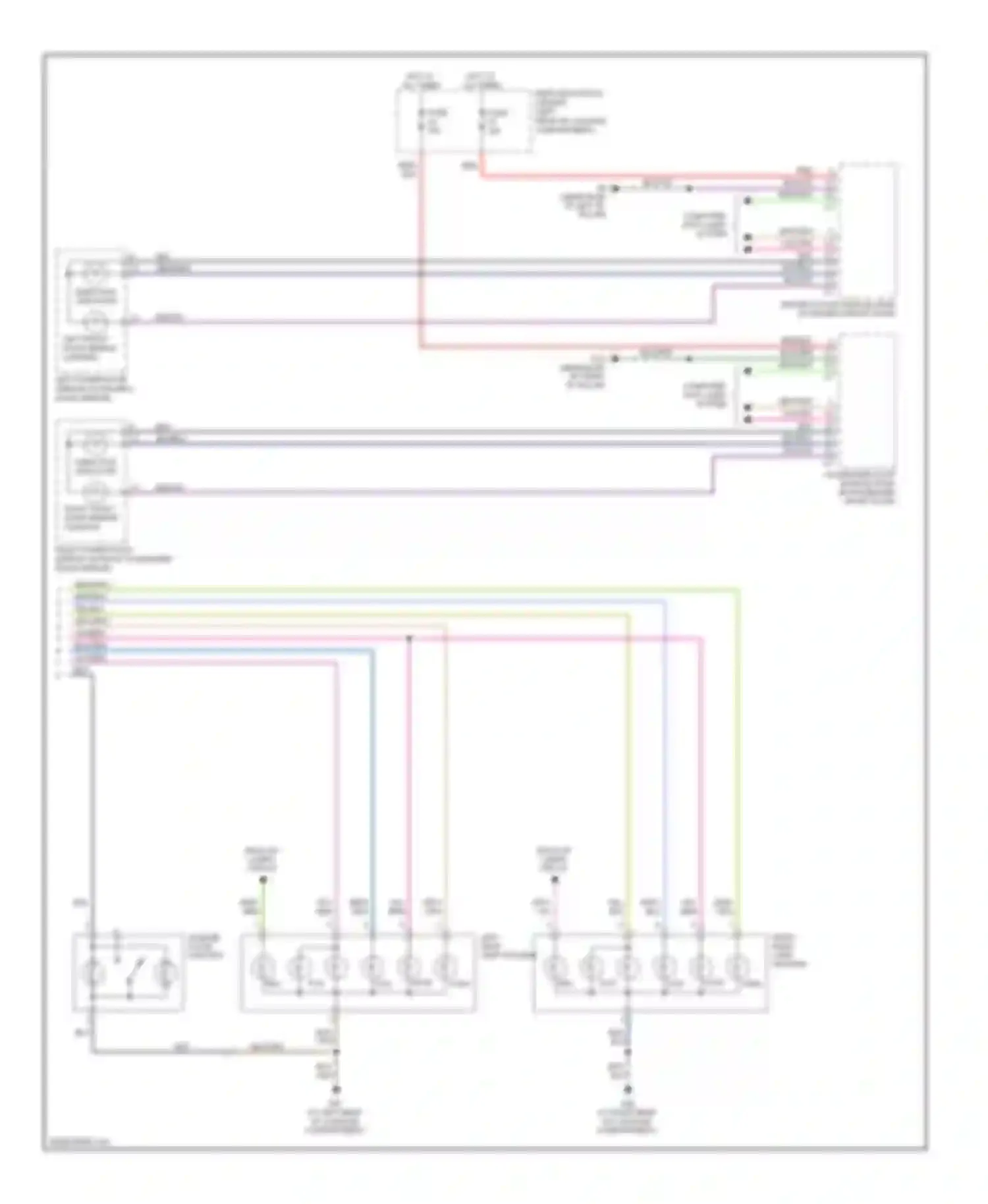 S80 Volvo II (2006-2010): Exterior lamps circuit (2 of 2)