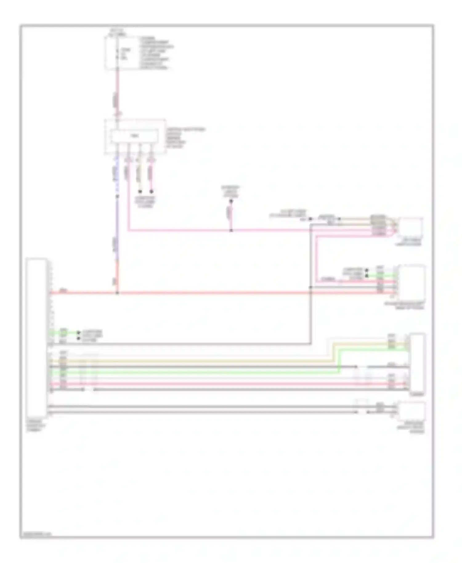 S80 Volvo II (2006-2010): Rear camera circuit