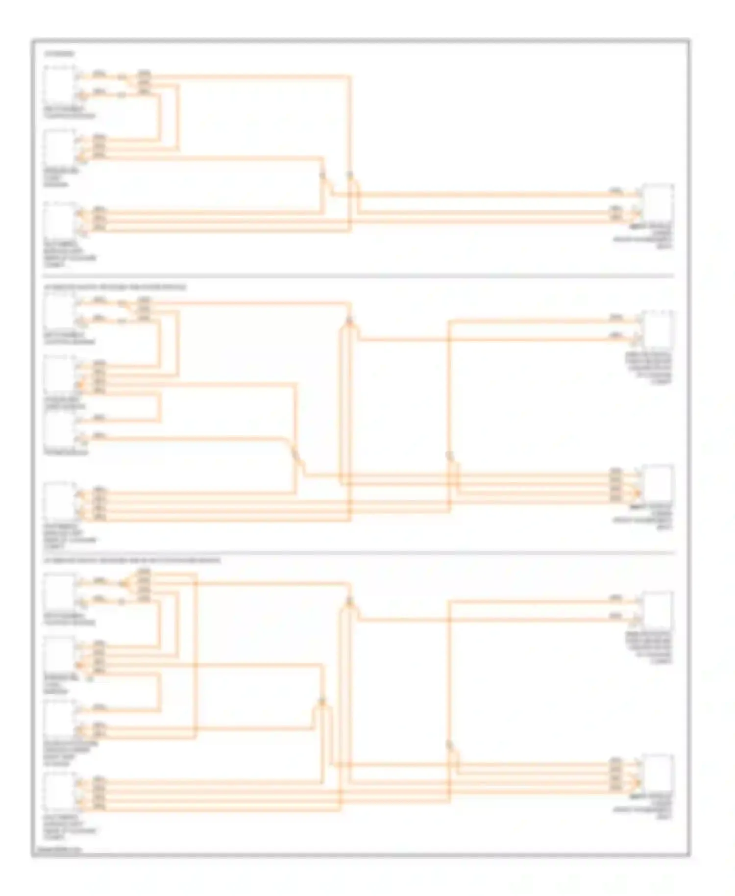 S80 Volvo II (2006-2010): Most data bus circuit