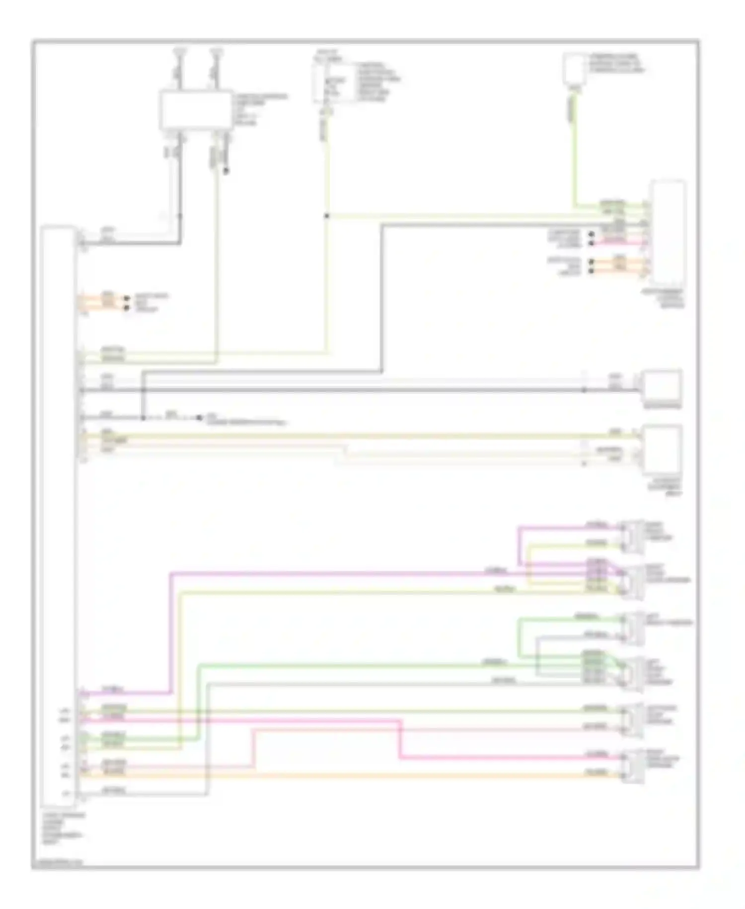 S80 Volvo II (2006-2010): Radio circuit, base