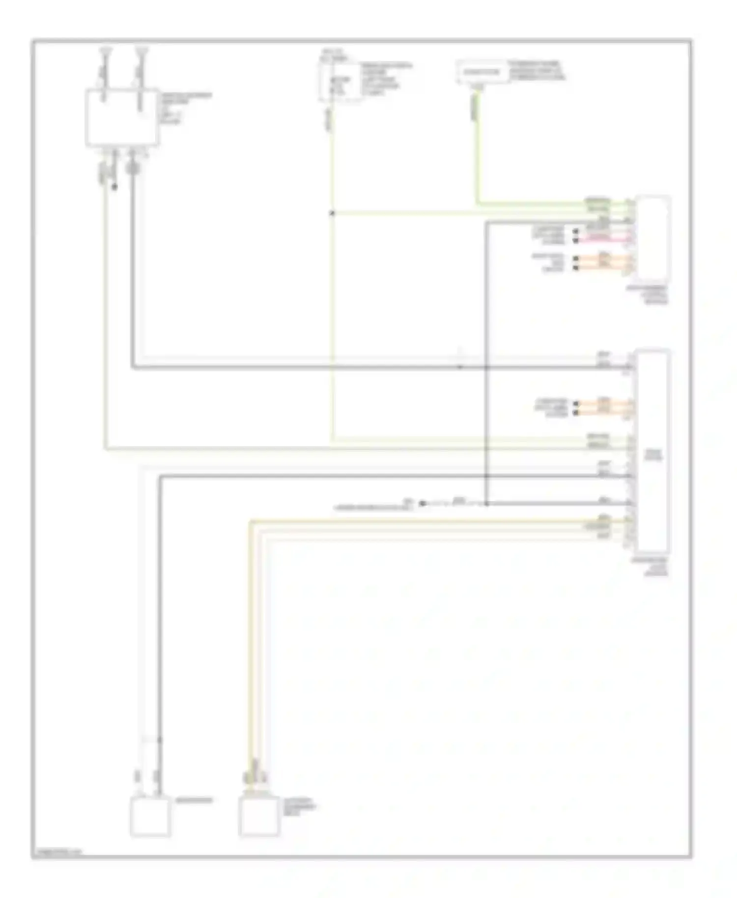 S80 Volvo II (2006-2010): Radio circuit, premium (2 of 2)