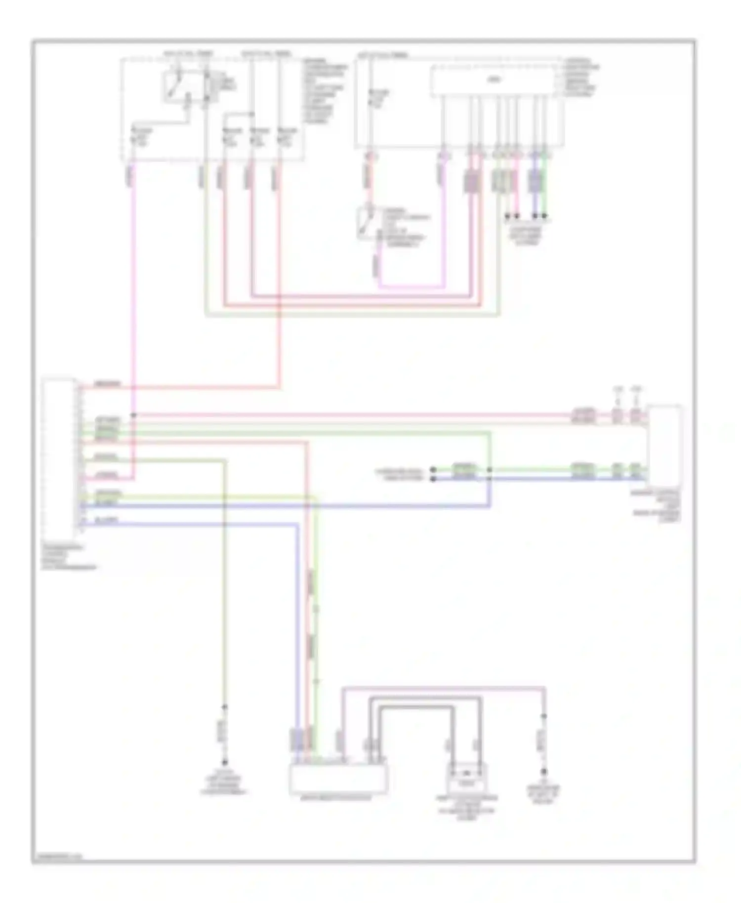 S80 Volvo II (2006-2010): Shift interlock circuit