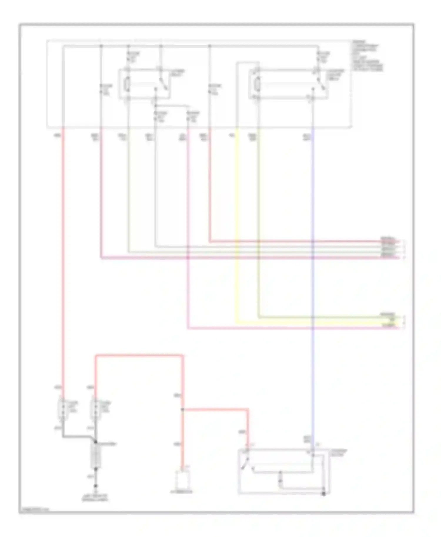 S80 Volvo II (2006-2010): Starting circuit (1 of 2)