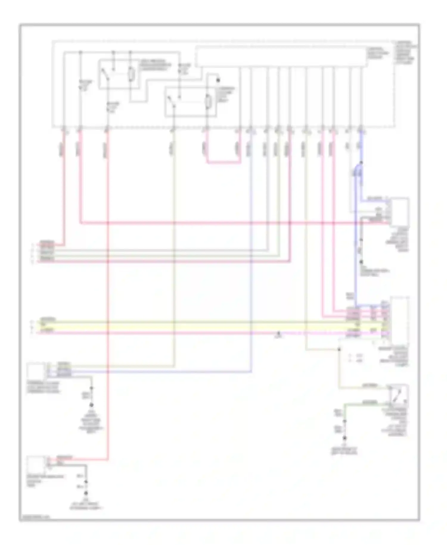 S80 Volvo II (2006-2010): Starting circuit (2 of 2)